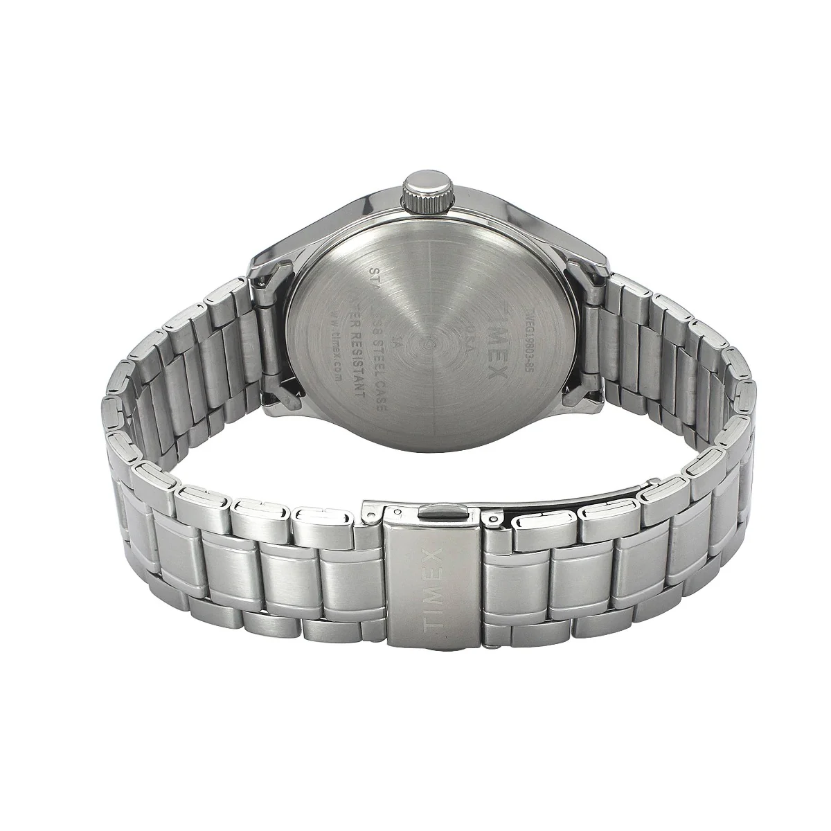 Timex Fashion Men's White Dial Round Case Day Date Function Watch -TWEG19803 - Image 5