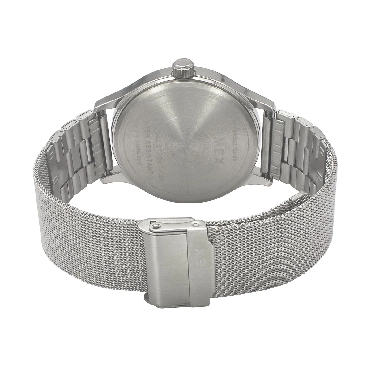 Timex Fashion Men's White Dial Round Case Day Date Function Watch -TWEG19703 - Image 5