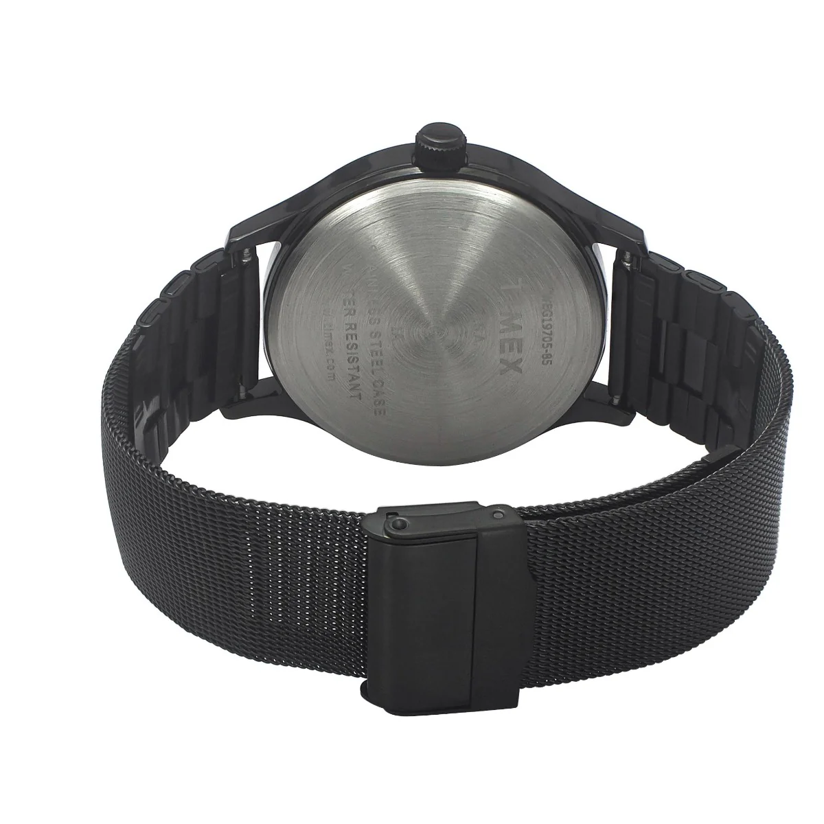 Timex Fashion Men's Black Dial Round Case Day Date Function Watch -TWEG19705 - Image 5