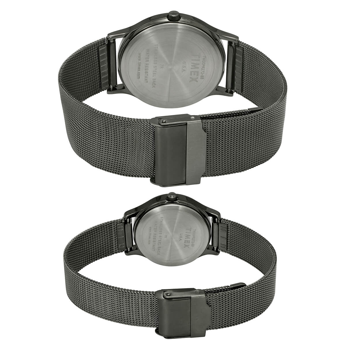 Timex Classics Pairs Red Dial Round Case 3 Hands Function Watch -TW00PR272 - Image 3