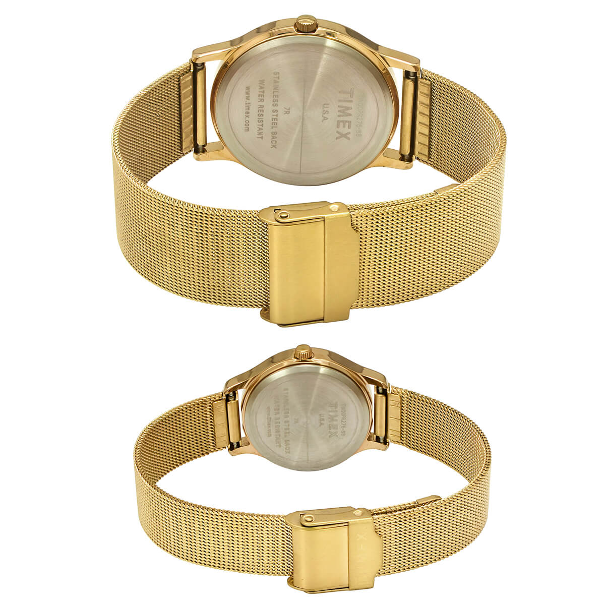 Timex Classics Pairs Silver Dial Round Case 3 Hands Function Watch -TW00PR276 - Image 2