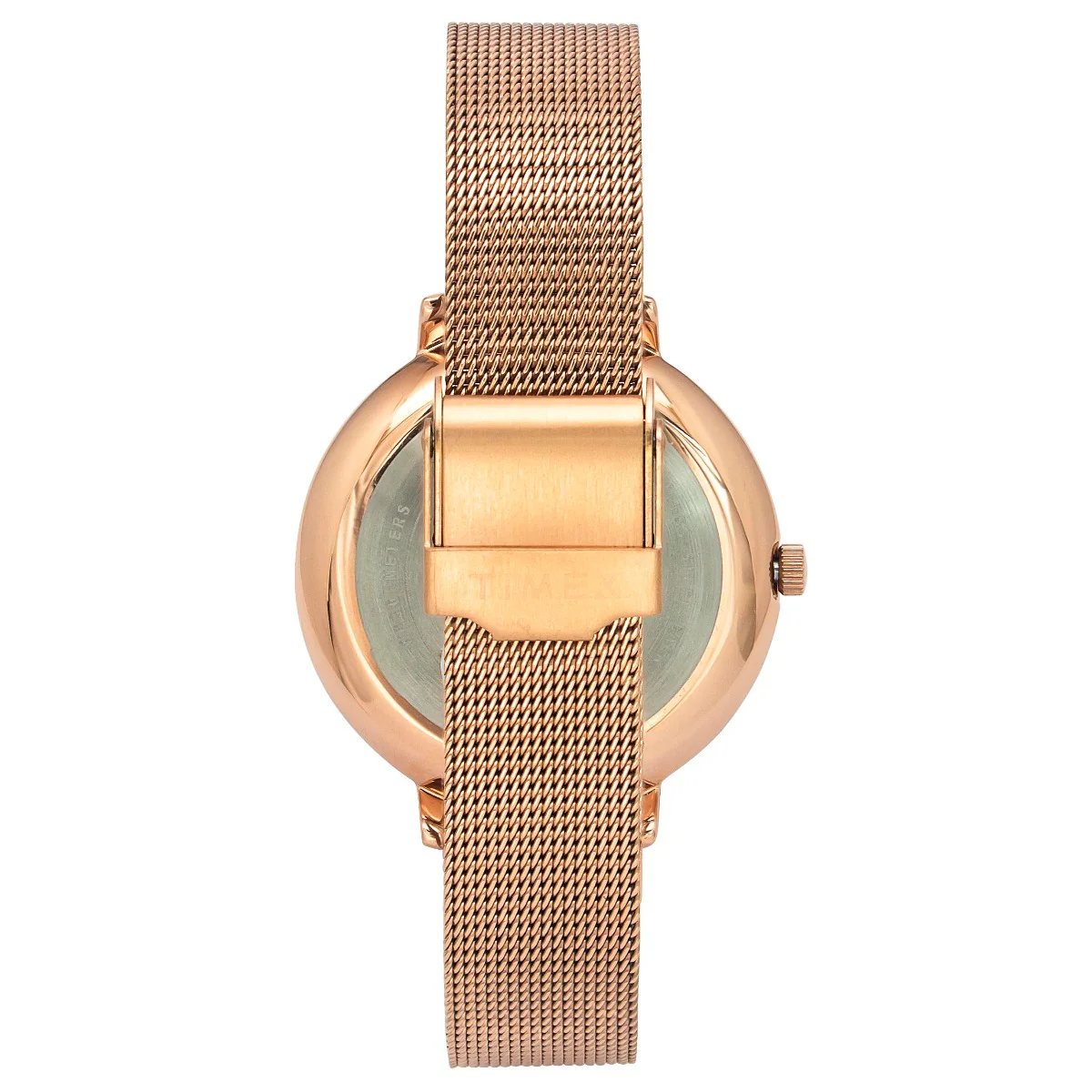 Timex Fashion Women's Rose Gold Dial Round Case 3 Hands Function Watch -TWEL14701 - Image 3