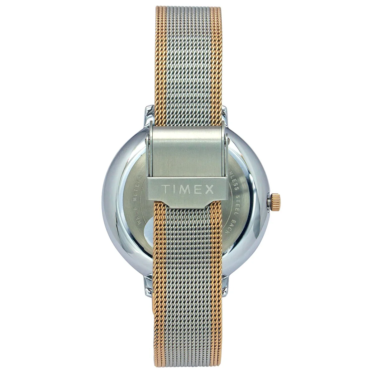 Timex Fashion Women's Silver Dial Round Case 3 Hands Function Watch -TWEL14703 - Image 3