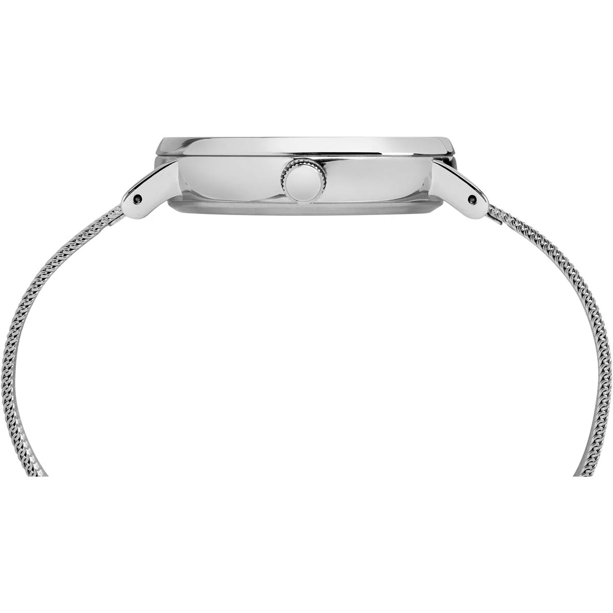 Timex Global Women's Silver-Tone Dial Case Stainless-Steel-Mesh-Bracelet Function Watch -TW2R26600 - Image 2