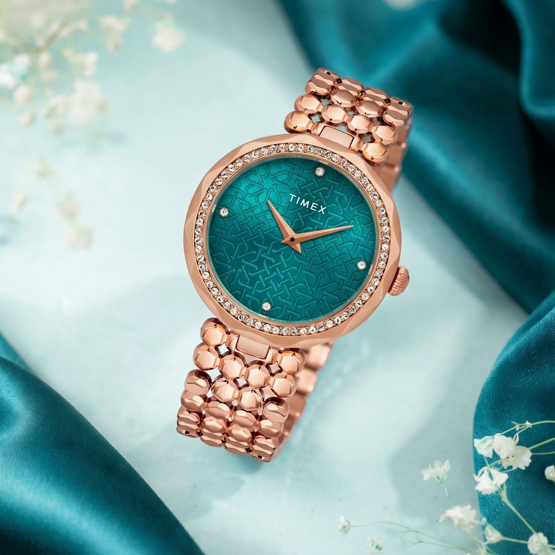 Timex Fria Women Green Round Analog Watch - TWEL13907 - Image 6