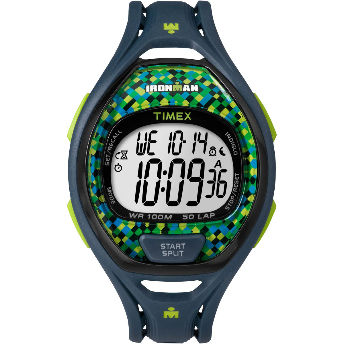 Timex Timing Outdoor Unisex Digital Blue Dial Round Case Lightweight Function Watch -TW5M07800