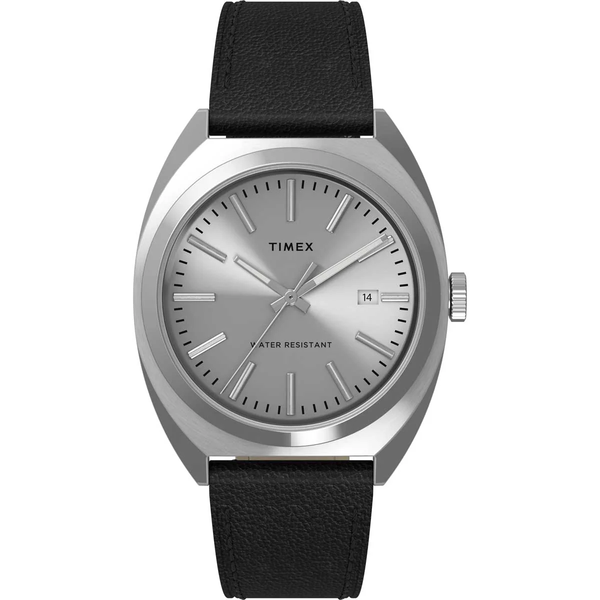 Timex City Collection Men's Quartz Analog Stainless Steel Dial Other Case Stainless-Steel Function Watch -TW2U15900