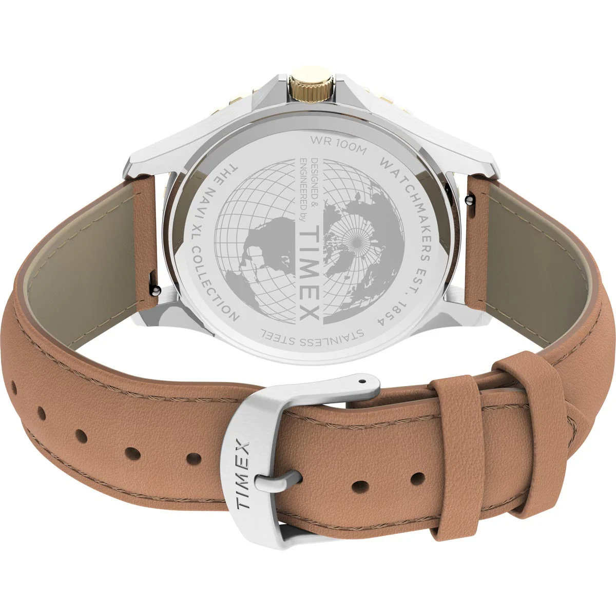 Timex Military Men's Quartz Analog Stainless Steel Dial Round Case Stainless-Steel Function Watch -TW2U55600 - Image 4