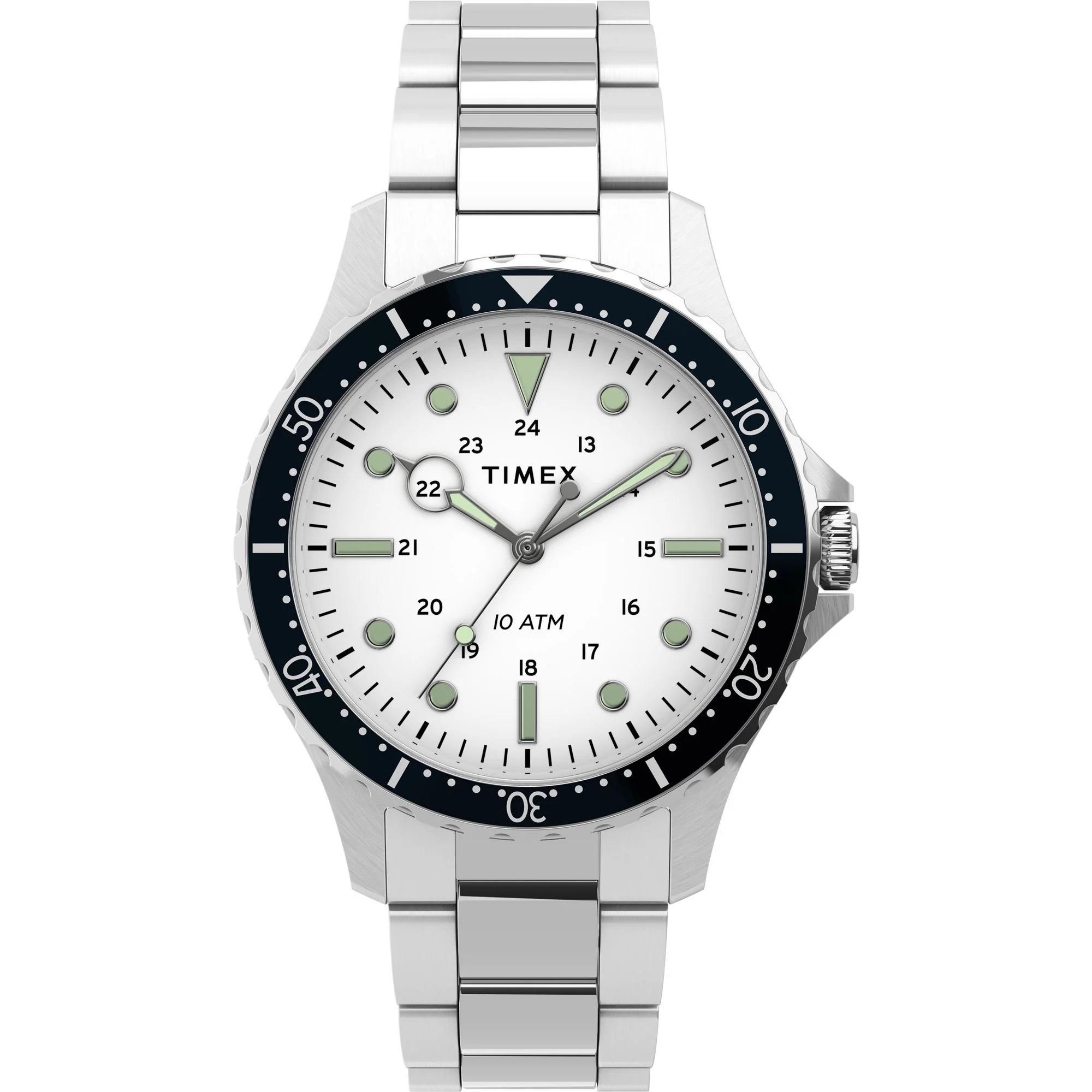 Navi XL?41mm Stainless Steel Bracelet Watch