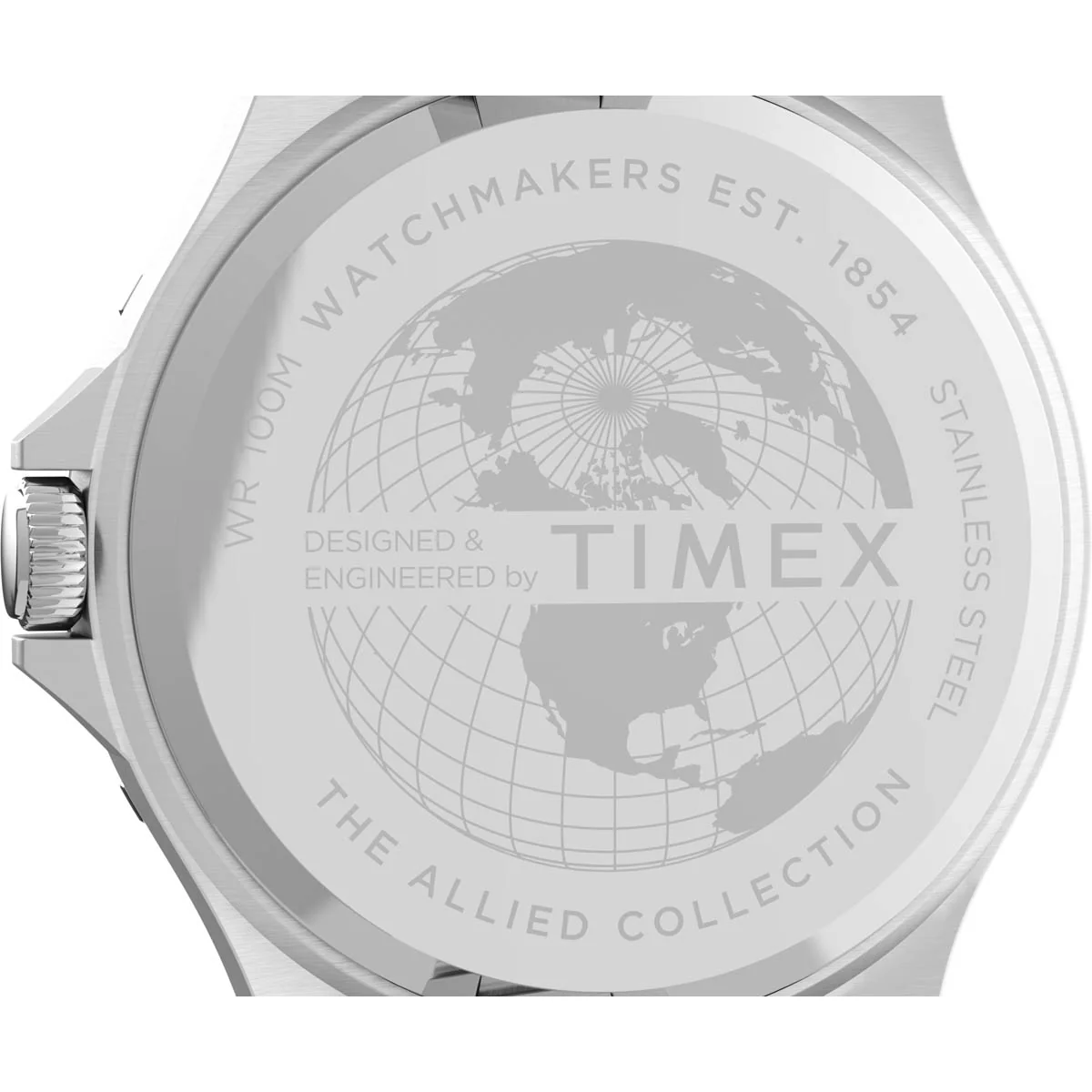 Timex Military Men's Quartz Analog Stainless Steel Dial Round Case Stainless-Steel Function Watch -TW2U10900 - Image 4