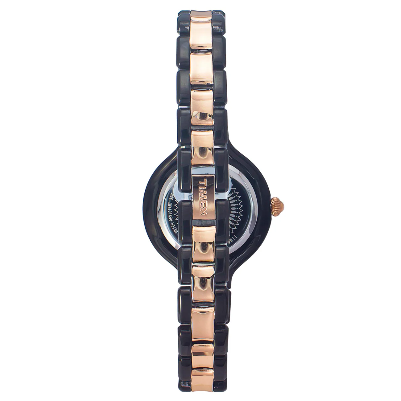 Timex Fria Women's Black Dial Round Case 2 Hands Function Watch -TWEL14010 - Image 5