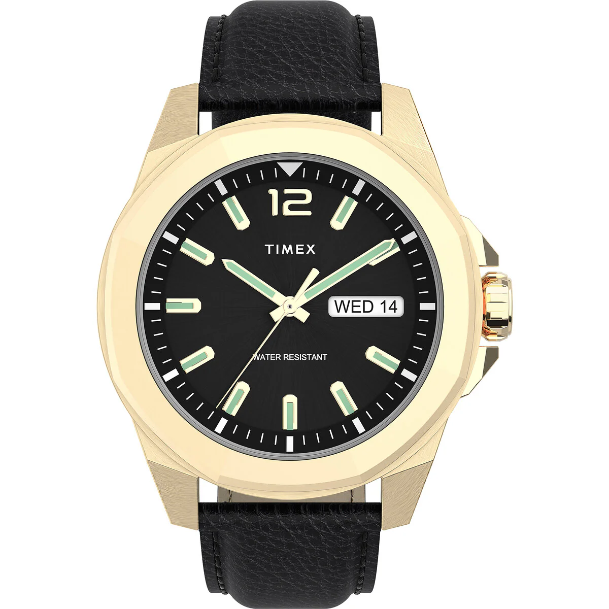 Timex Essex Octagonal 44mm Black Dial Analog Men Watch - TW2U84400UJ