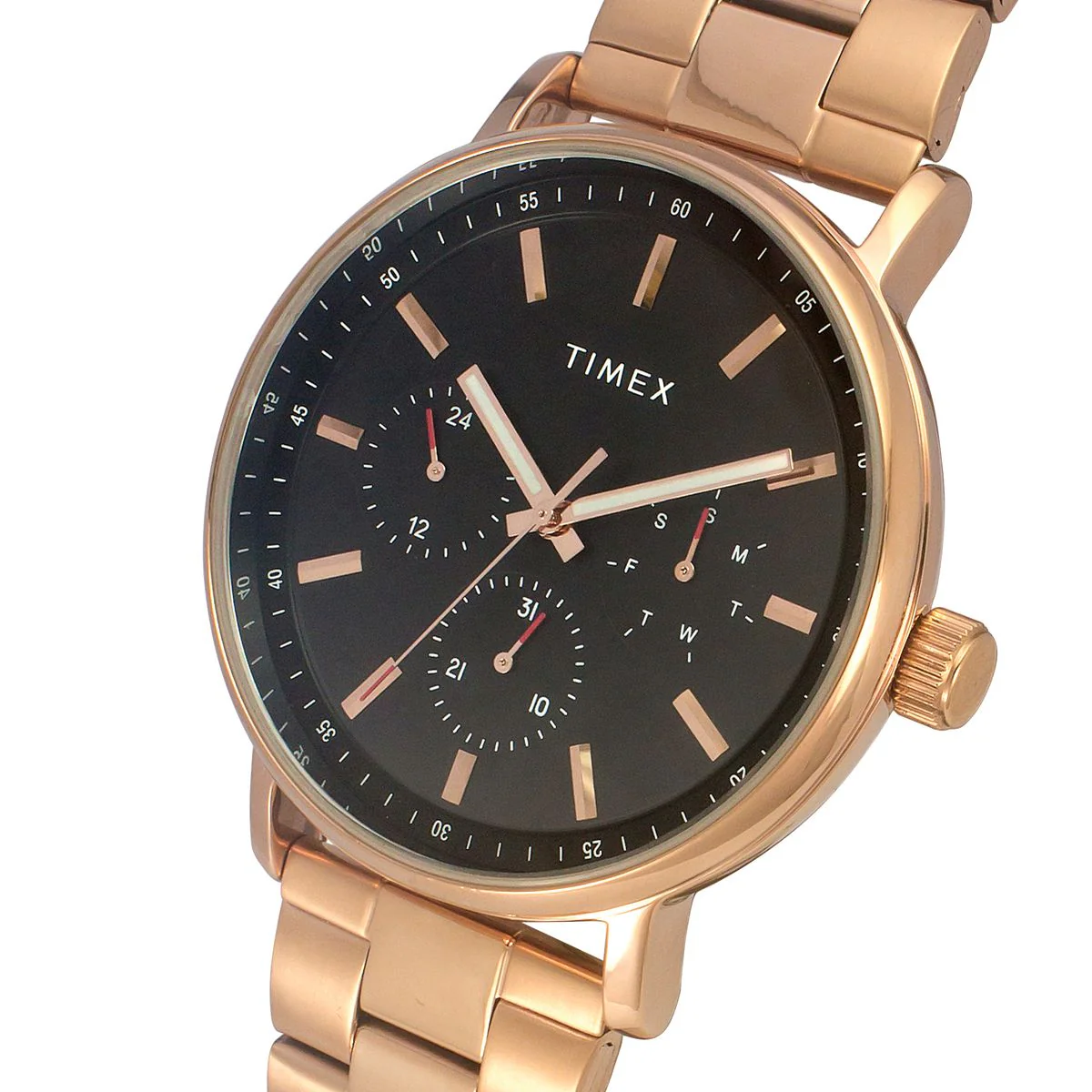 Timex Fashion Men's Black Dial Round Case Multifunction Function Watch -TWEG20018 - Image 2