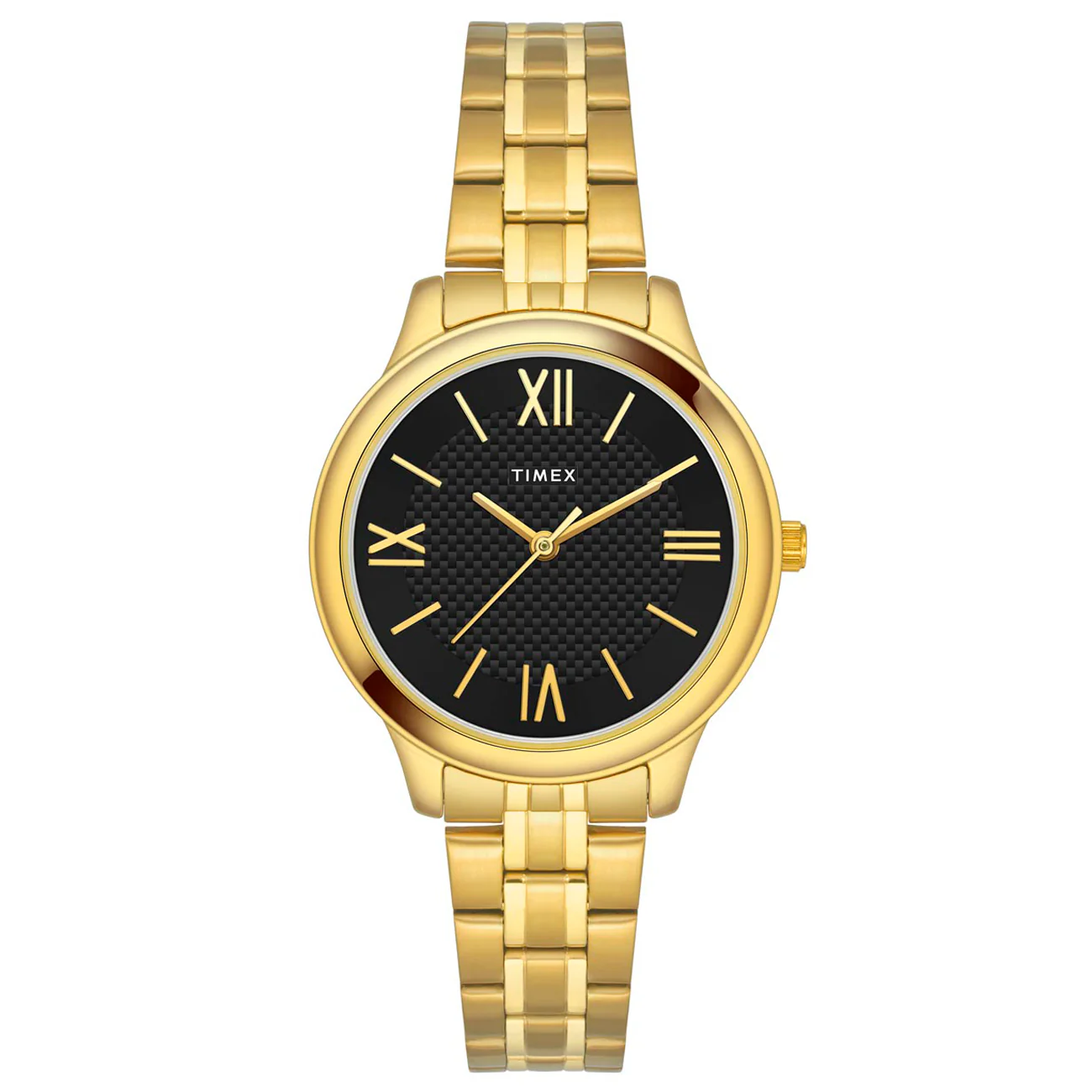 Timex Empera Pairs Black Dial Round Case Day-Date 3 Hands Function Watch -TW00PR283 - Image 4