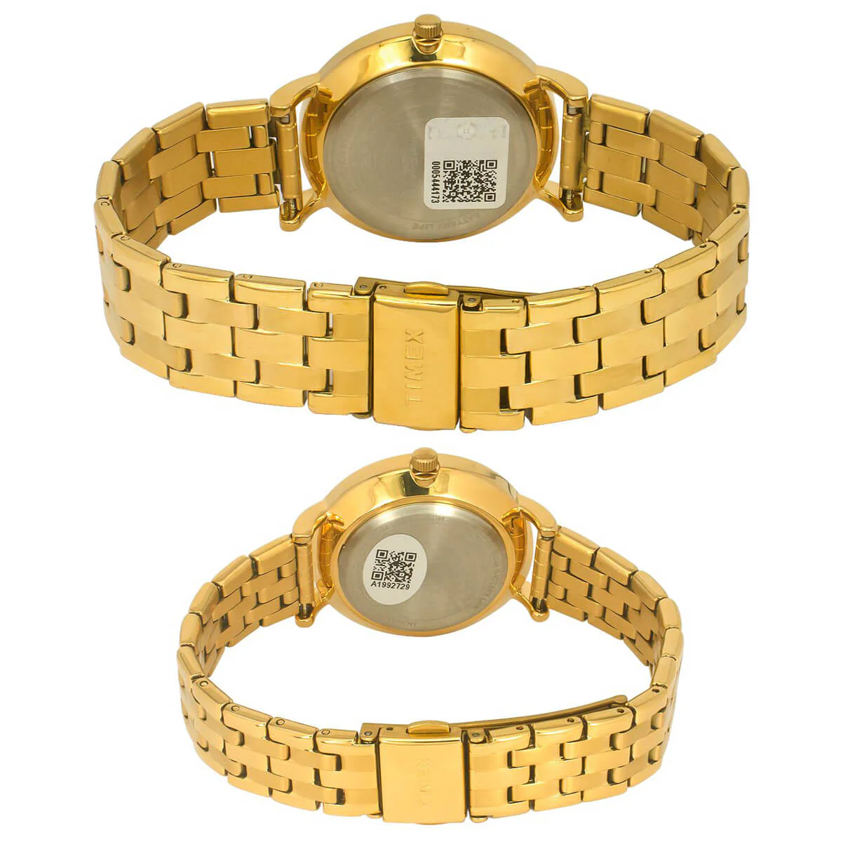 Timex Empera Pairs Champagne Dial Round Case 10 Year Battery Life Date Function Watch -TW00PR280 - Image 4