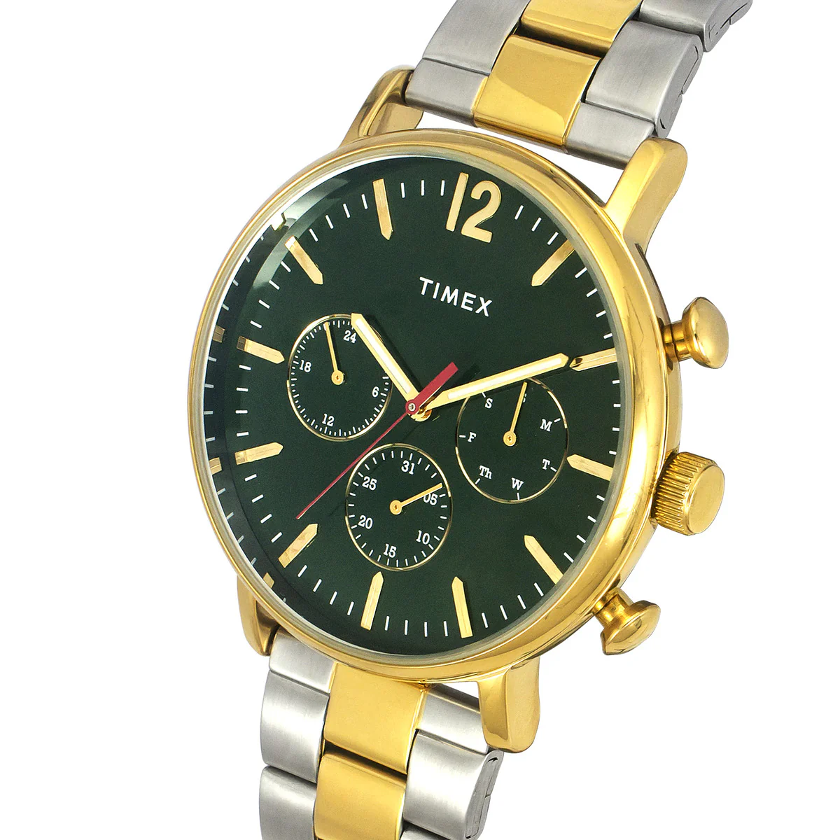 Timex Fashion Men's Green Dial Round Case Multifunction Function Watch -TWEG20008 - Image 2