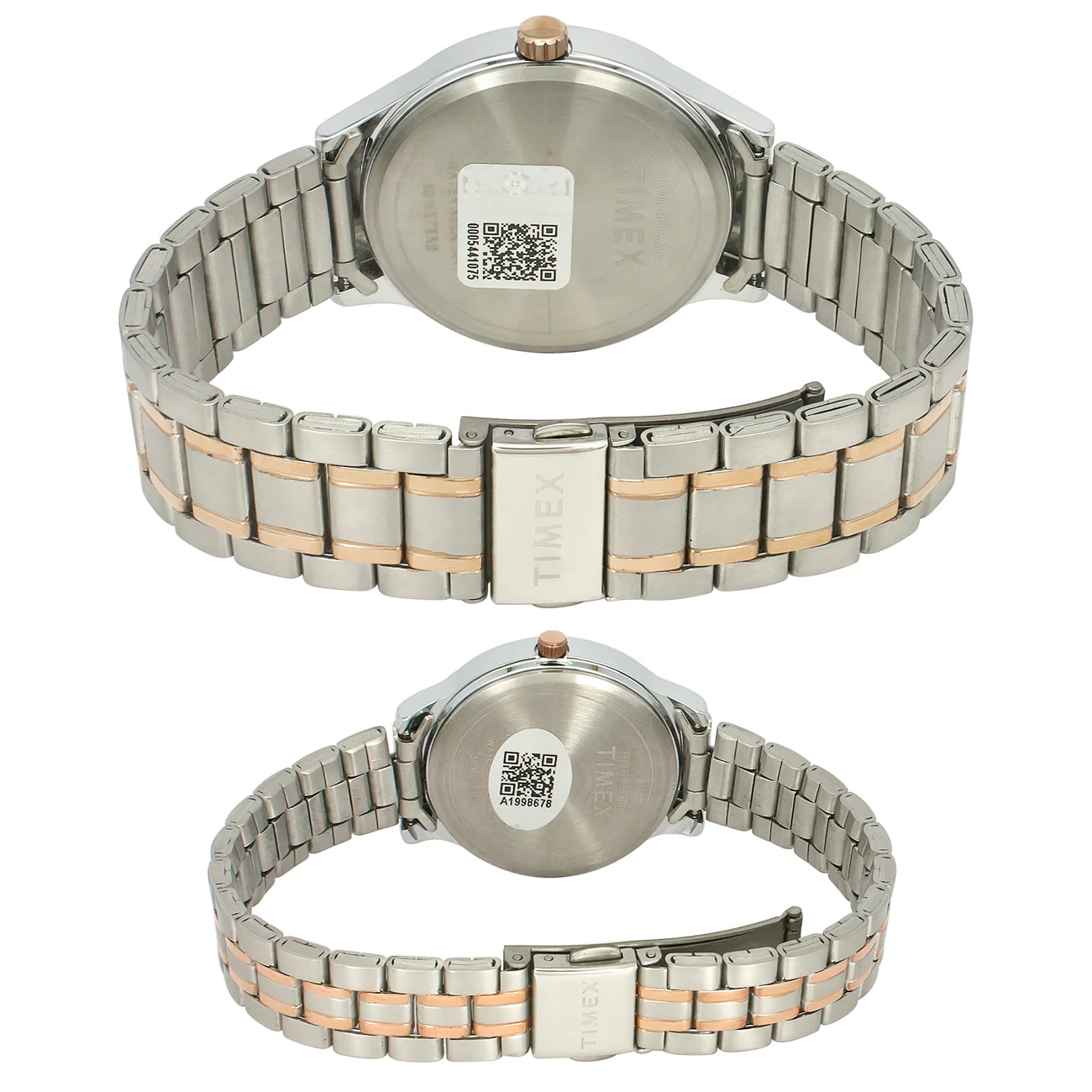 Timex Empera Pairs Silver Dial Round Case Day-Date  3 Hands Function Watch -TW00PR285 - Image 5