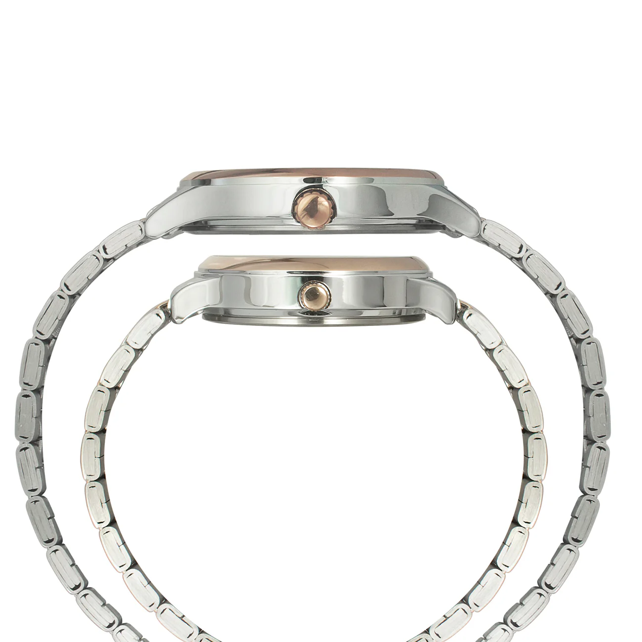 Timex Empera Pairs Silver Dial Round Case Day-Date  3 Hands Function Watch -TW00PR285 - Image 7