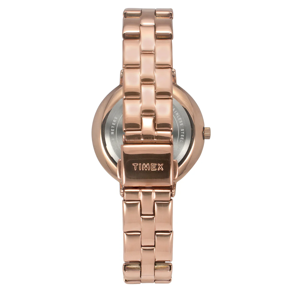 Timex Fashion Women's Silver Dial Round Case 3 Hands Function Watch -TWEL14708 - Image 3