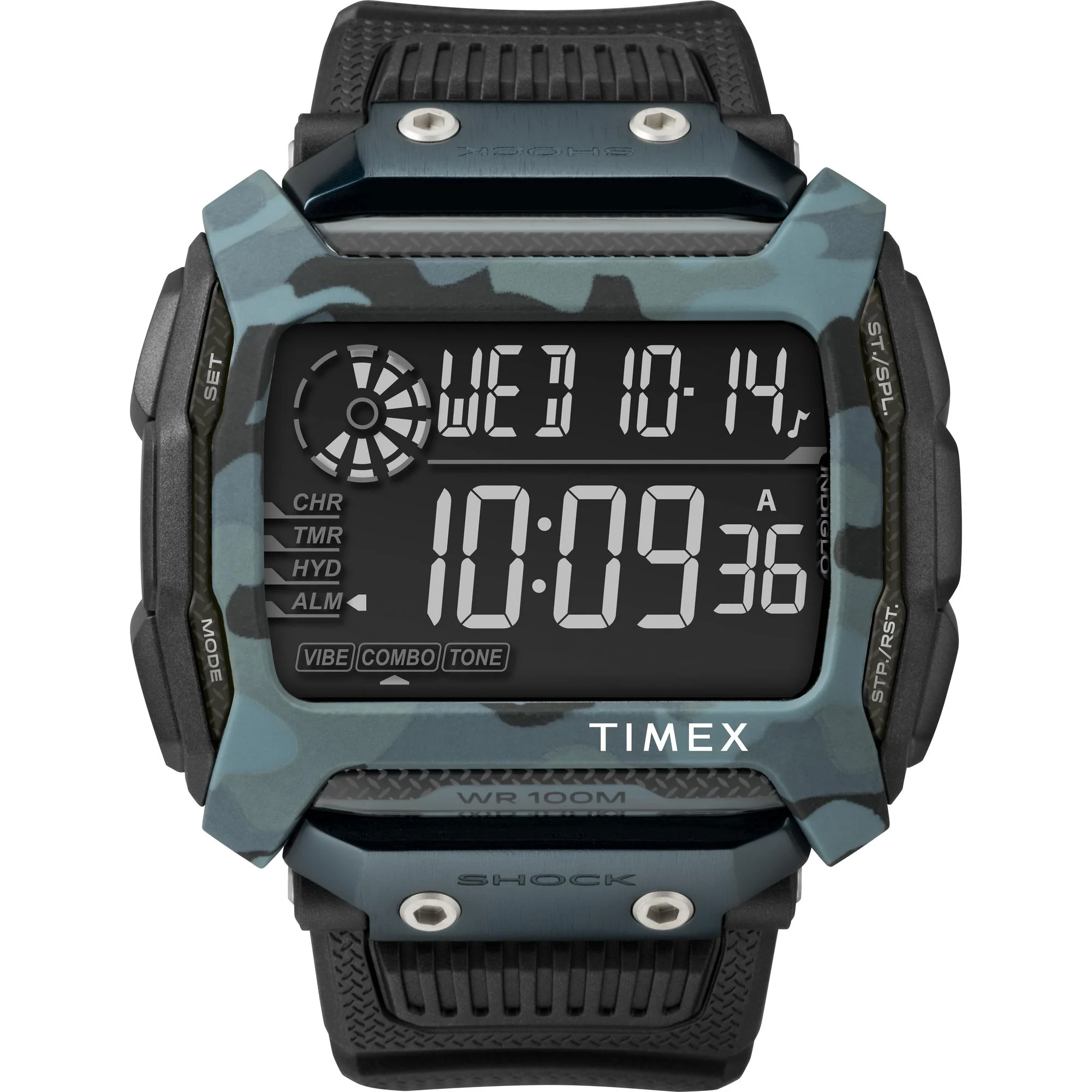 Timex Command Rectangle 54mm Black Dial Digital Men Watch - TW5M18200UJ