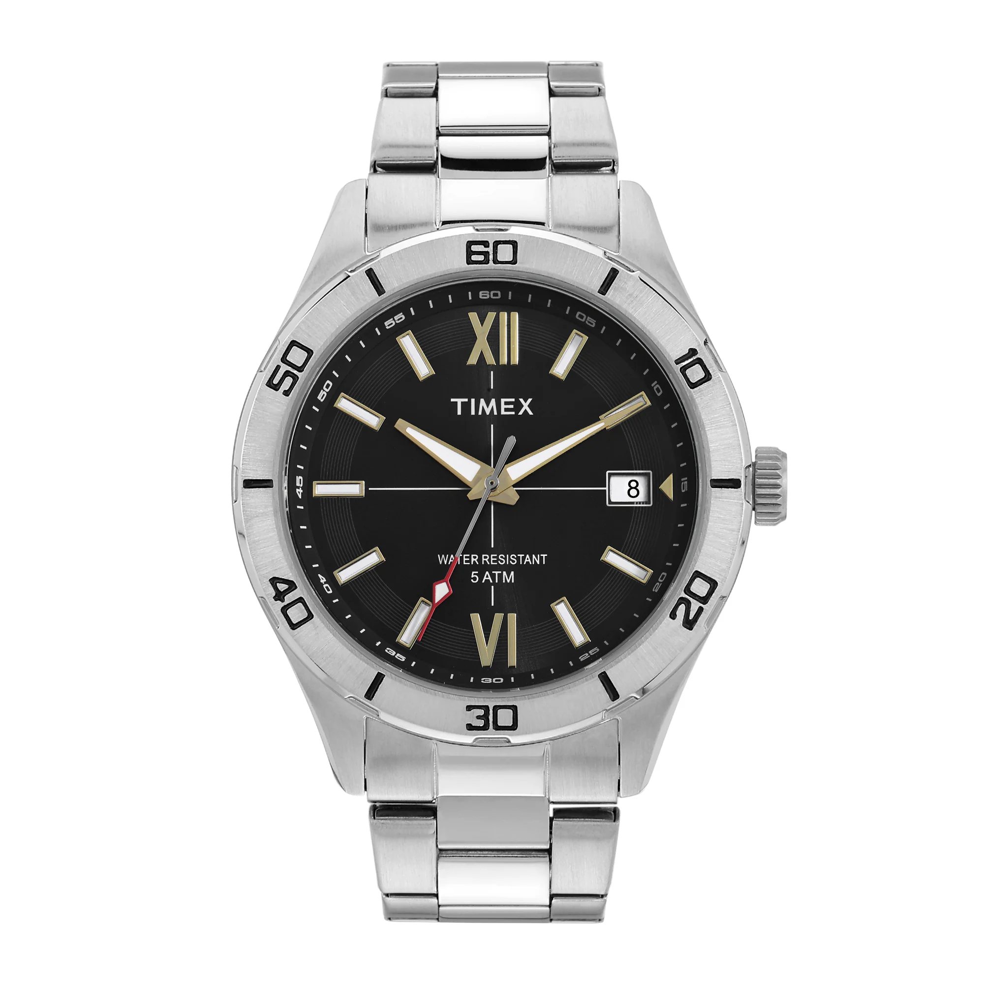 Timex Black Round Dial Analog Men's Watch - TWEG295SMU06