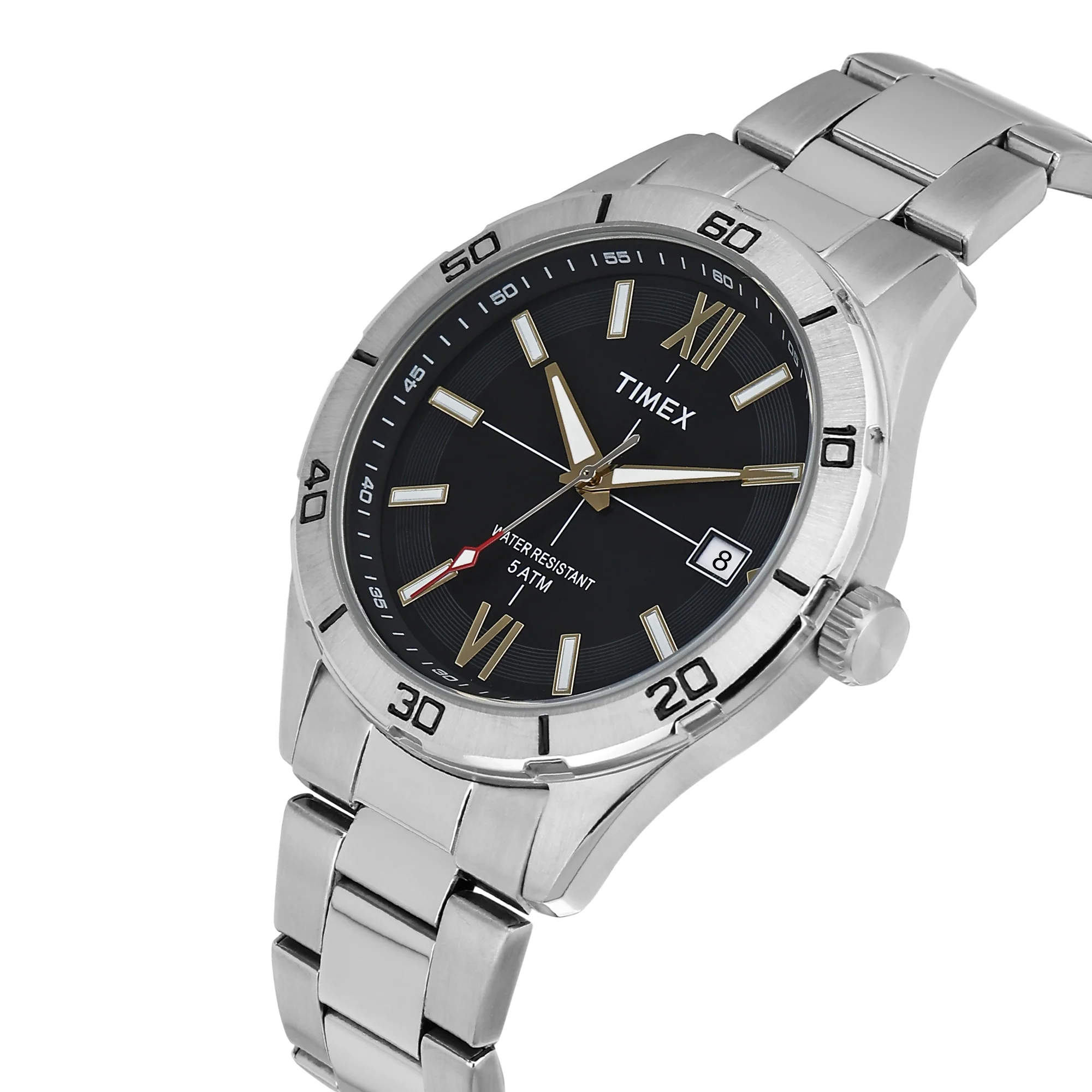 Timex Black Round Dial Analog Men's Watch - TWEG295SMU06 - Image 2