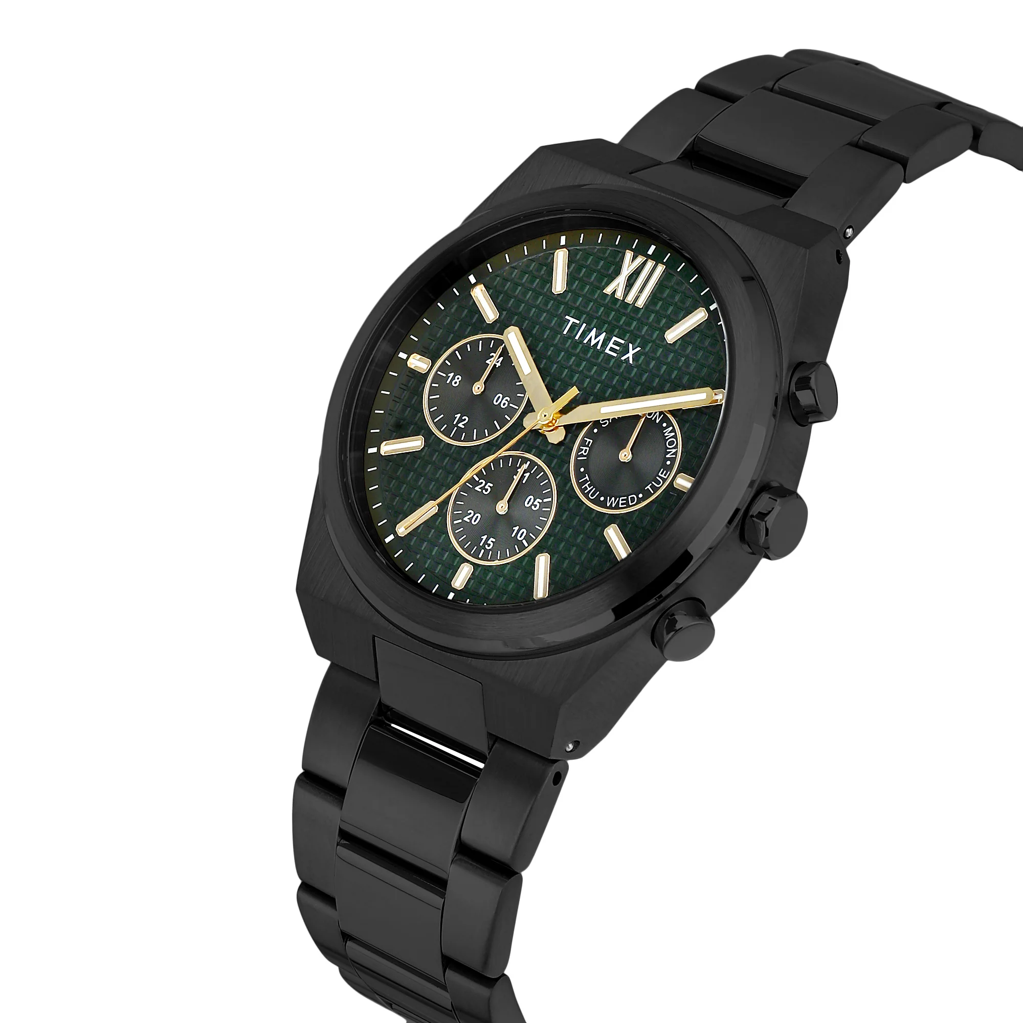 Timex Black Round Dial Analog Men's Watch - TWEG297SMU06 - Image 2