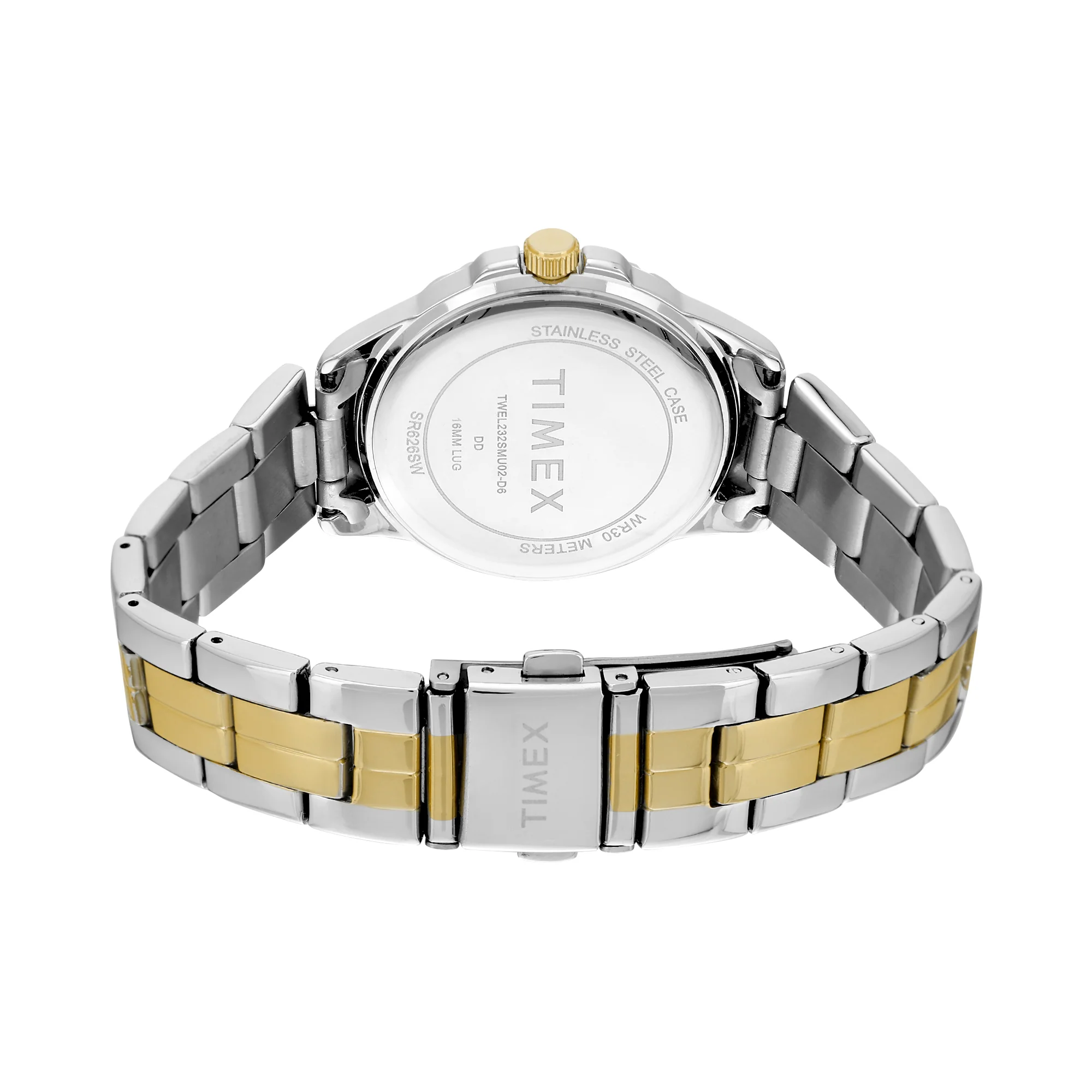 Timex Black Round Dial Analog Women's Watch - TWEL232SMU04 - Image 4