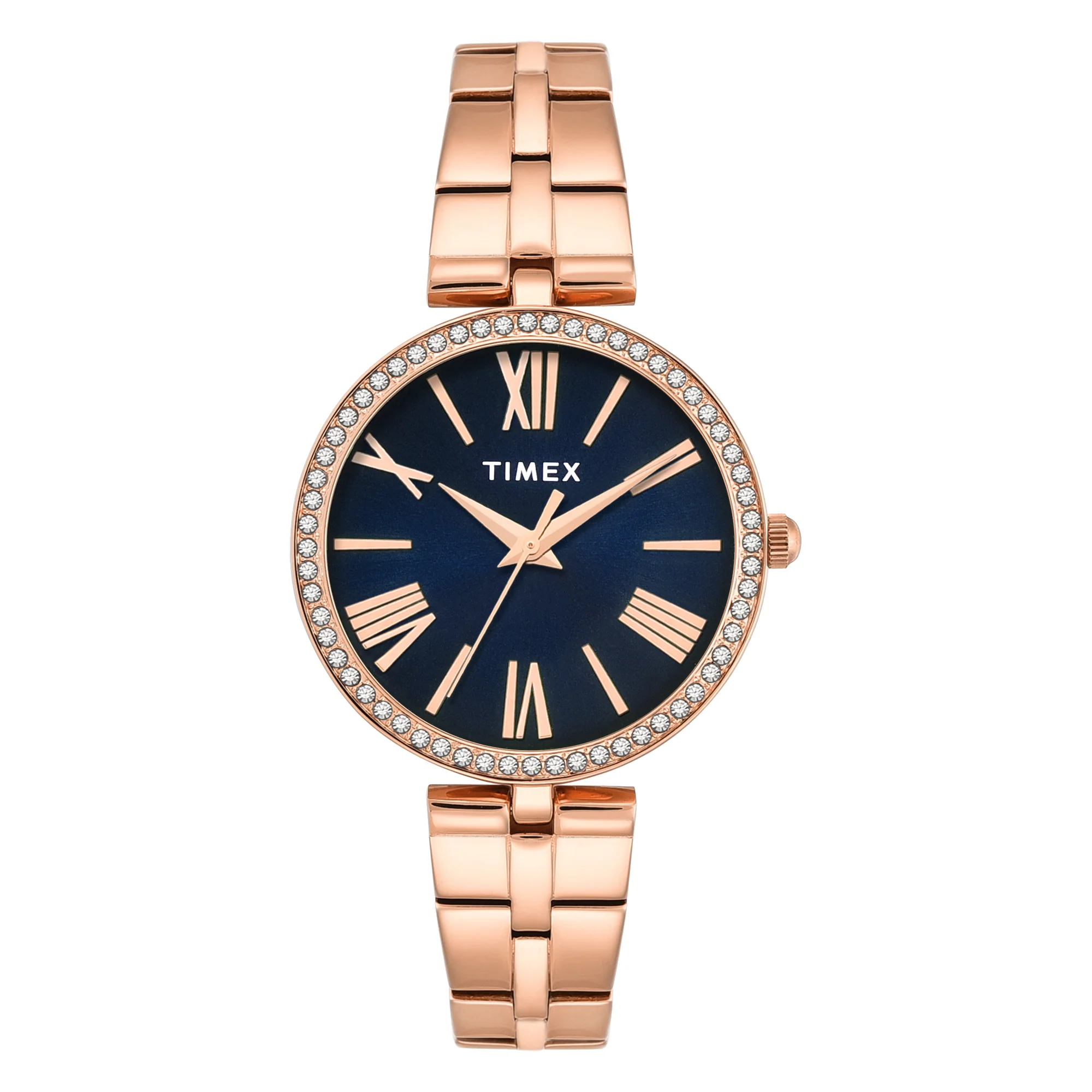 TIMEX Blue Round Dial Analog Women's Watch - TWEL22503