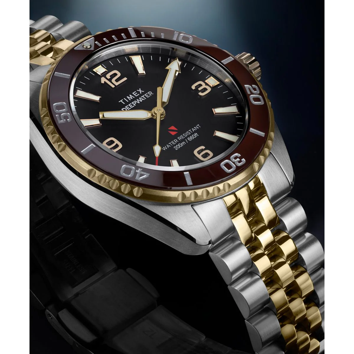 Timex Deepwater Arctic Round 41mm Black Dial Analog Men Watch - TW2Y64700IK - Image 3