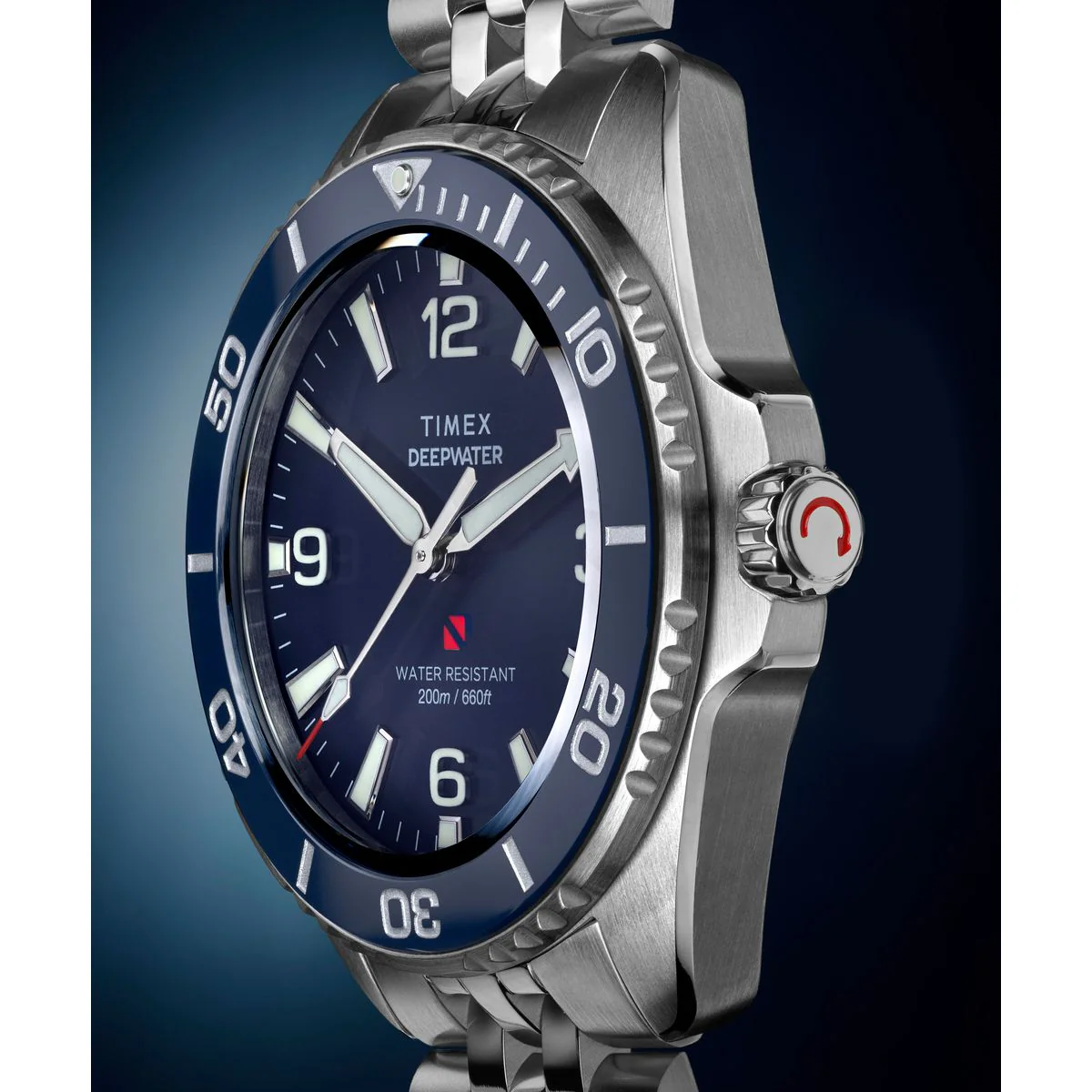 Timex Deepwater Arctic Round 41mm Blue Dial Analog Men Watch - TW2Y64600IK - Image 3