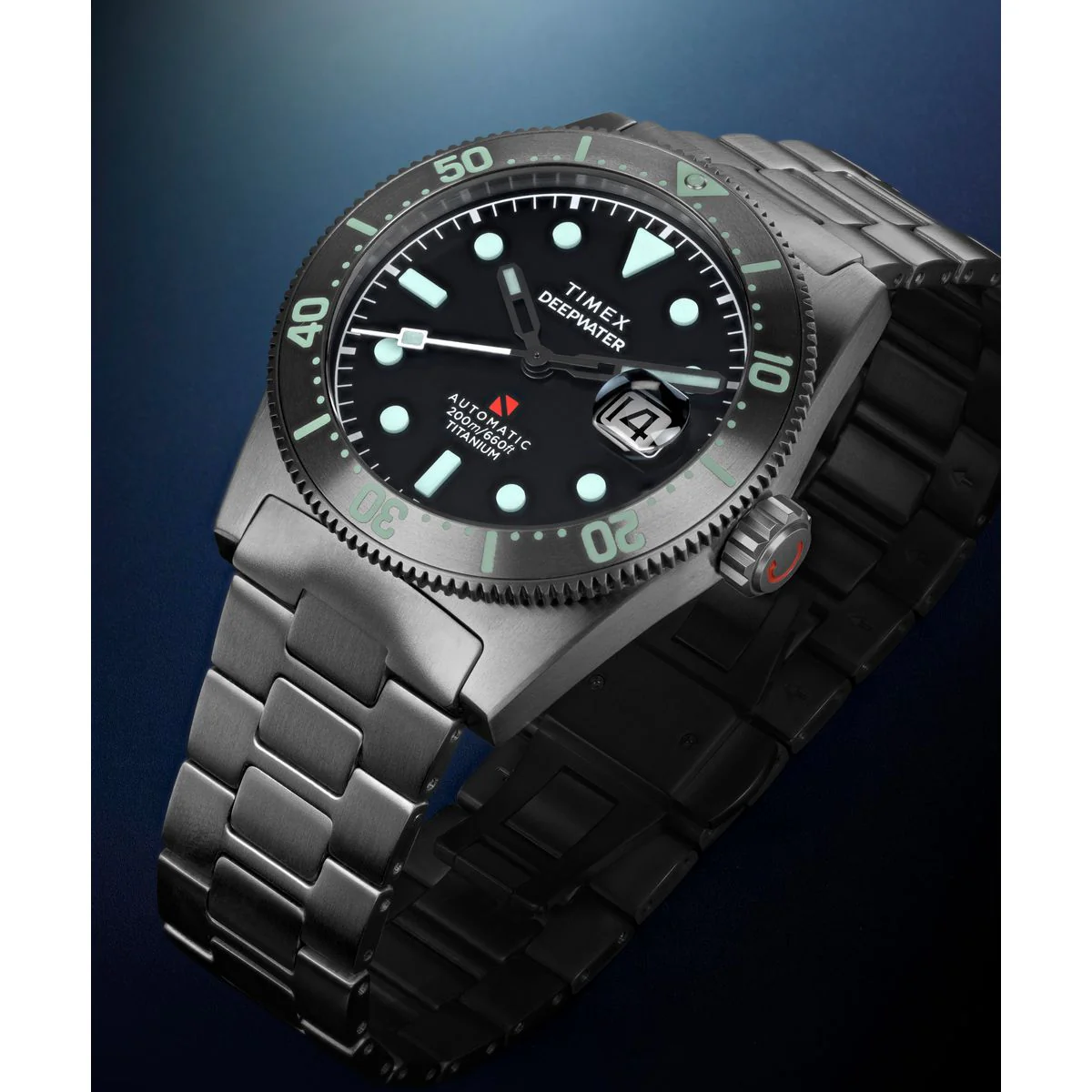 Timex Deepwater Round 41mm Black Dial Mechanical Automatic Men Watch - TW2Y64400UJ - Image 6