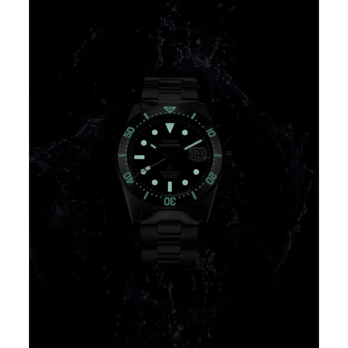 Timex Deepwater Round 41mm Black Dial Mechanical Automatic Men Watch - TW2Y64400UJ - Image 9