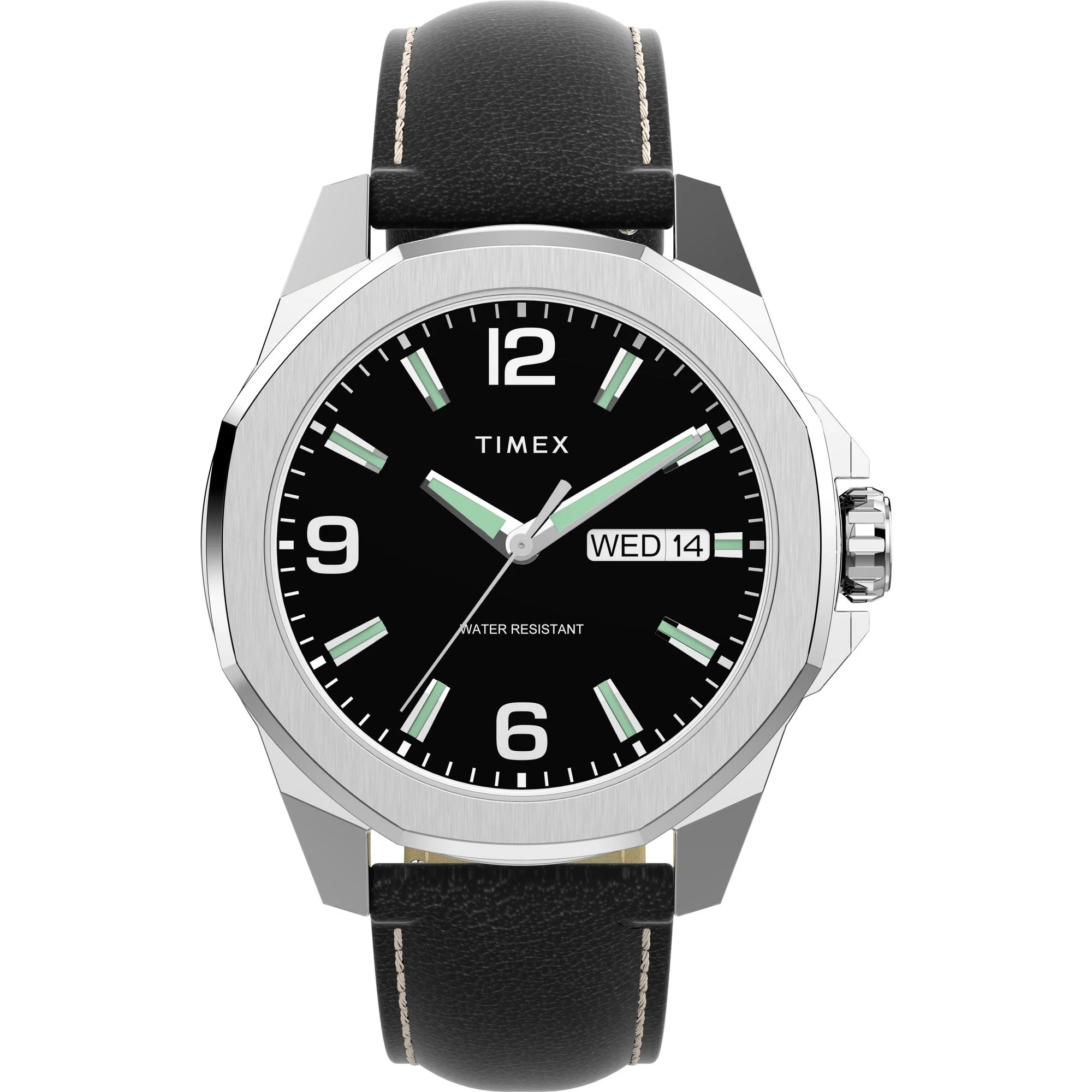 Timex Essex Round 46mm Black Dial Analog Men Watch - TW2W92900UJ