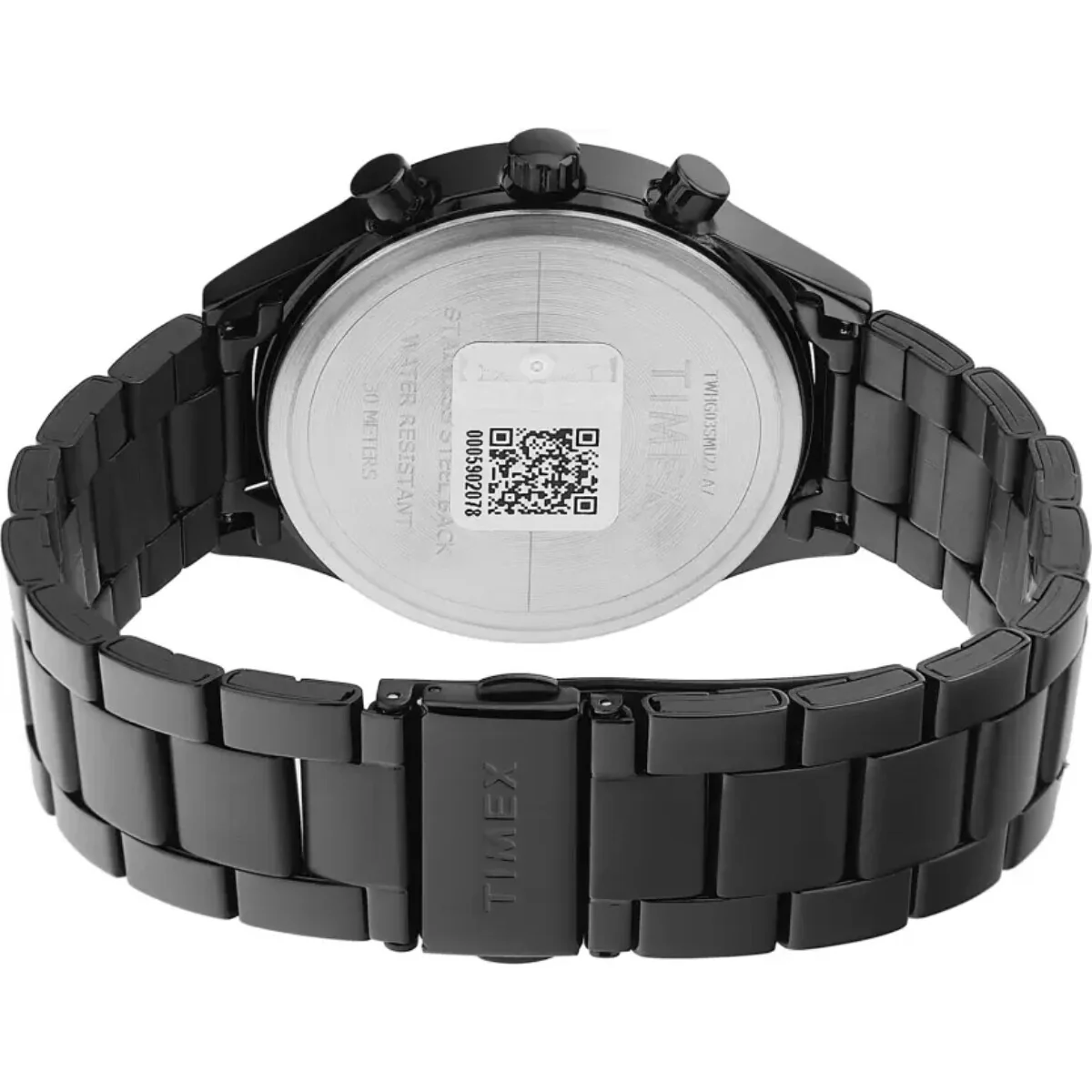 Timex Fashion Collection Premium Quality Multifunction Men Analog Black Dial Coloured Quartz Watch, Round Dial with 43mm Case width - TWHG03SMU22 - Image 4