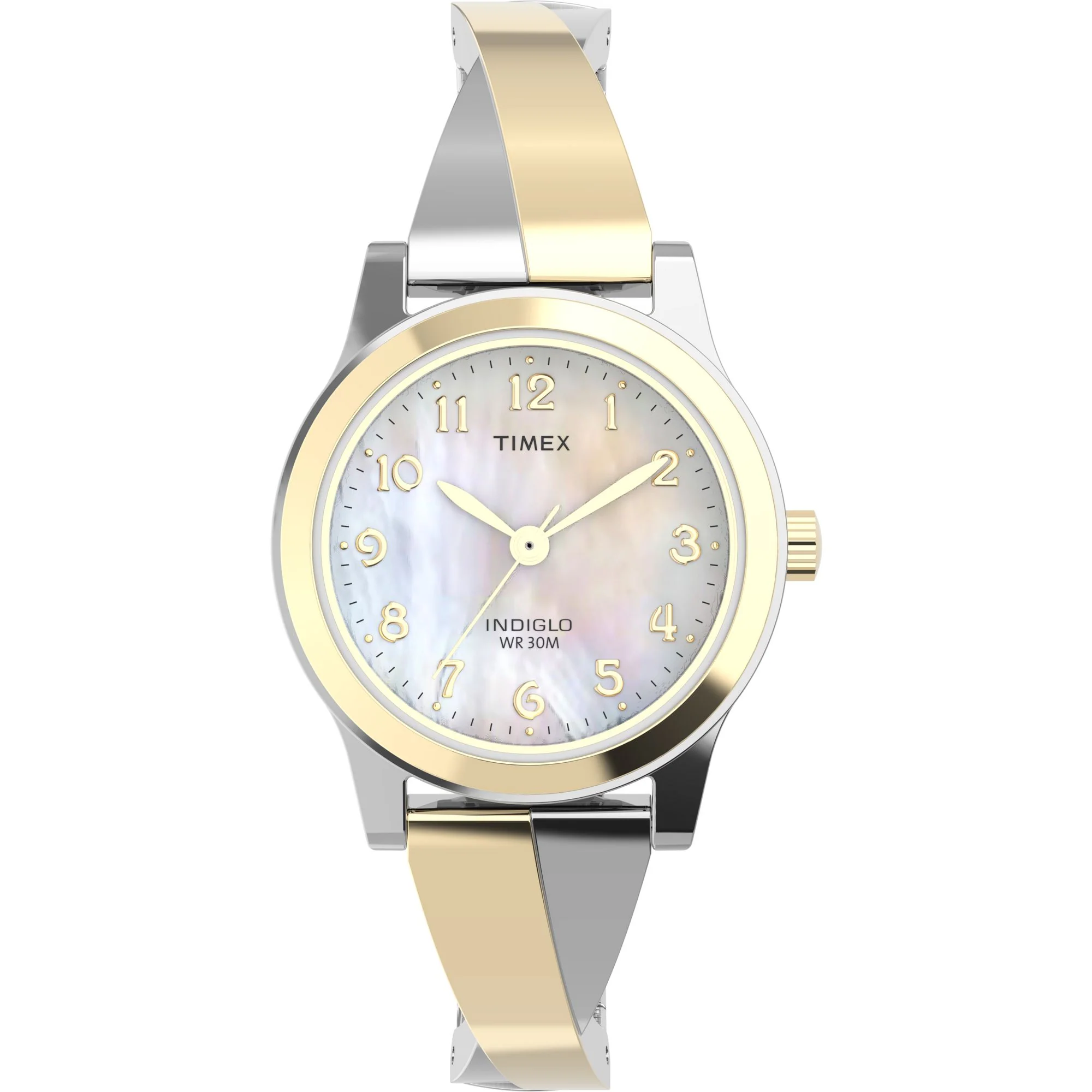 Timex Round 25mm White Dial Analog Women Watch - TW2V51100JQ