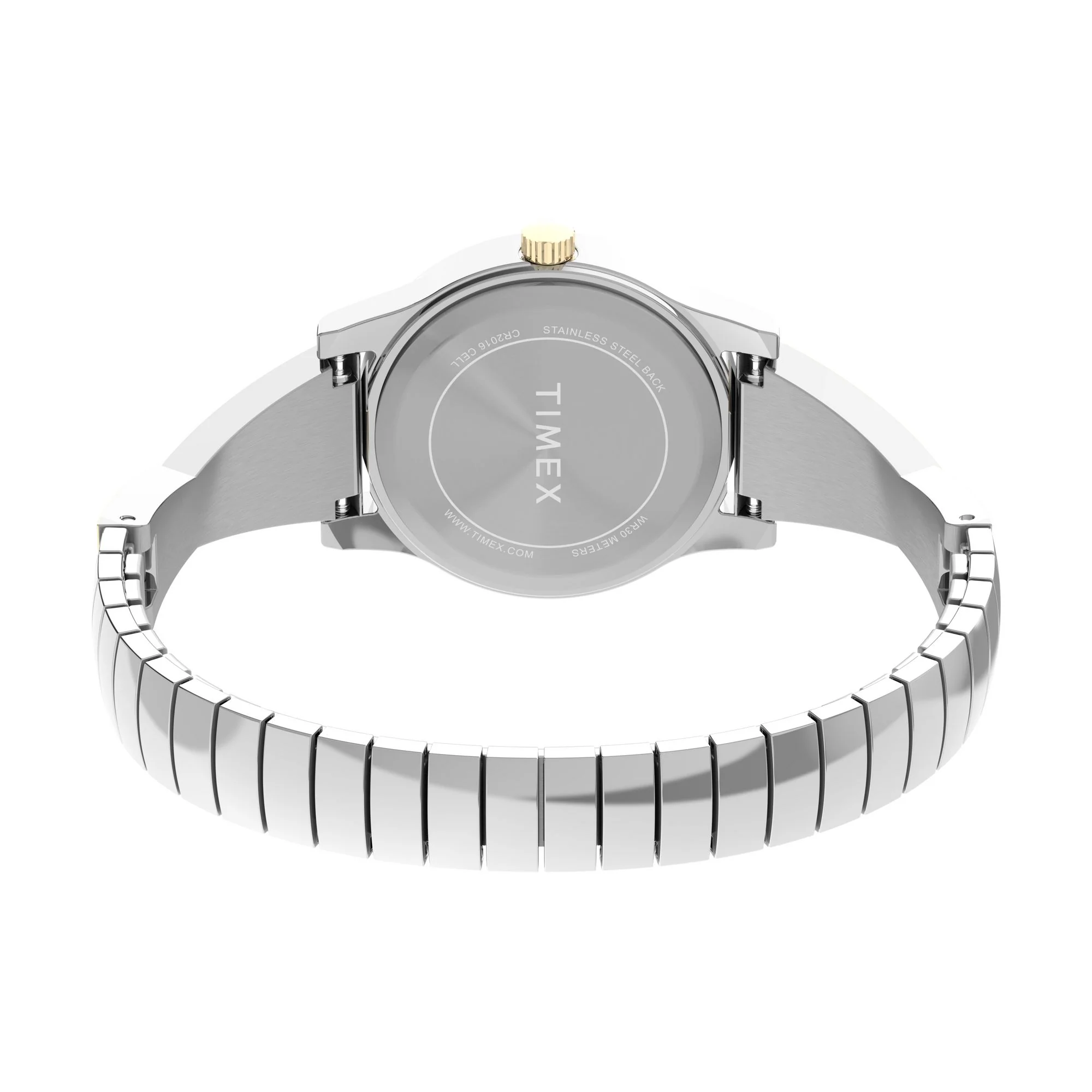 Timex Round 25mm White Dial Analog Women Watch - TW2V51100JQ - Image 5