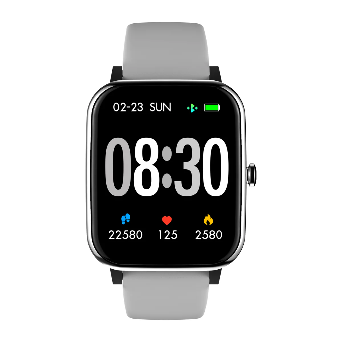 Timex Unisex Smart Fit 2.0 Dial Square Case Bluetooth Calling, Full Touch, Activity Tracking, HRM, SPO2, Blood Pressure, Multiple Watch Faces, 7 Sports Mode Smart Watch -TWTXW206T