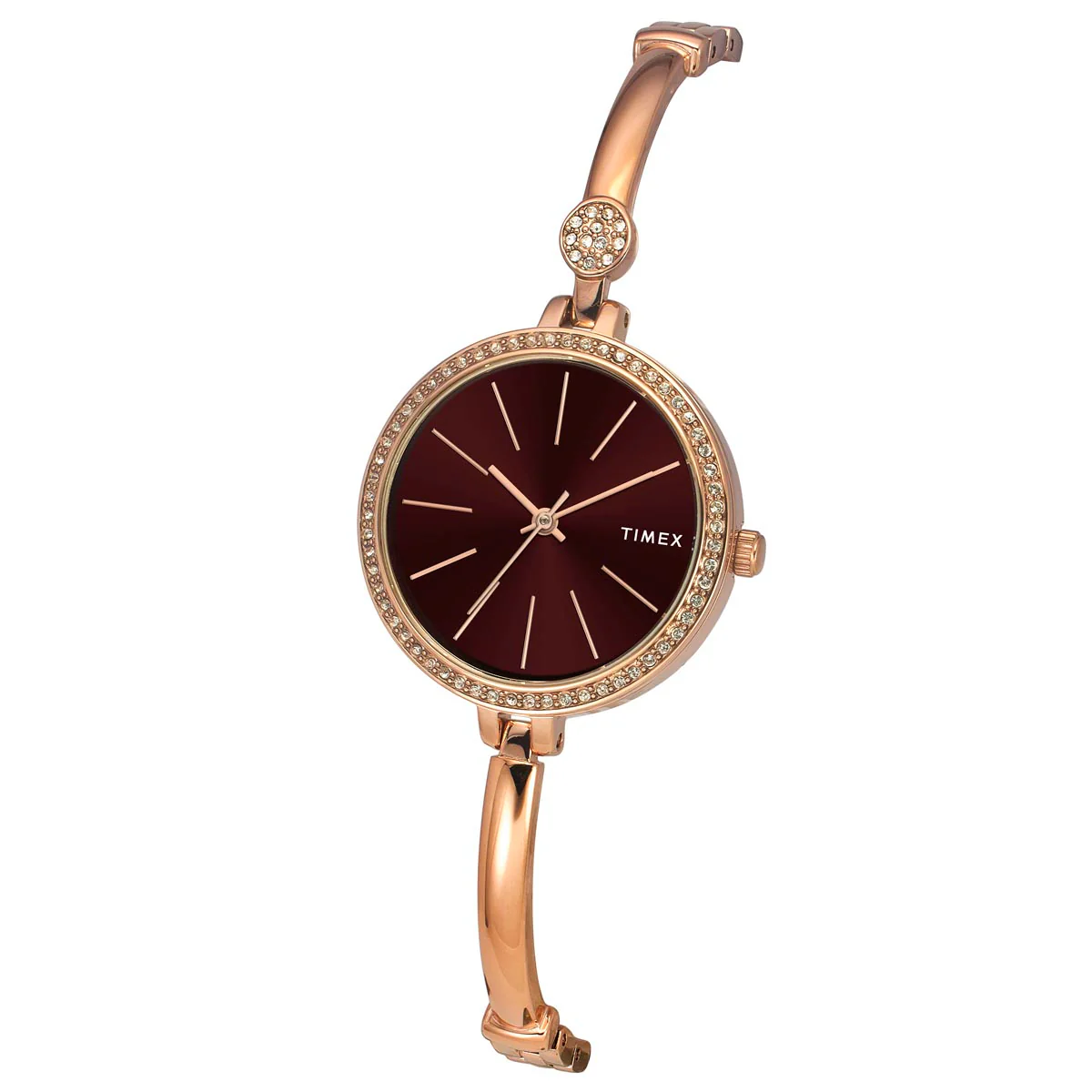 Timex Fria Women Brown Round Analog Watch - TWEL18403 - Image 2