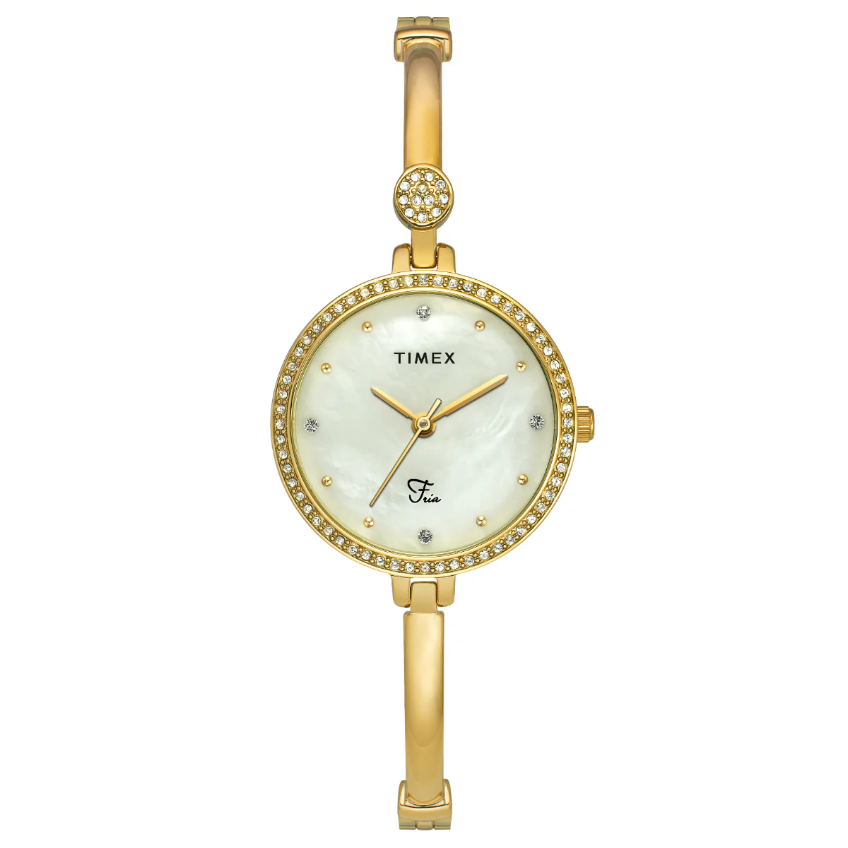 Timex Fria Women Off White Round Analog Watch - TWEL18401