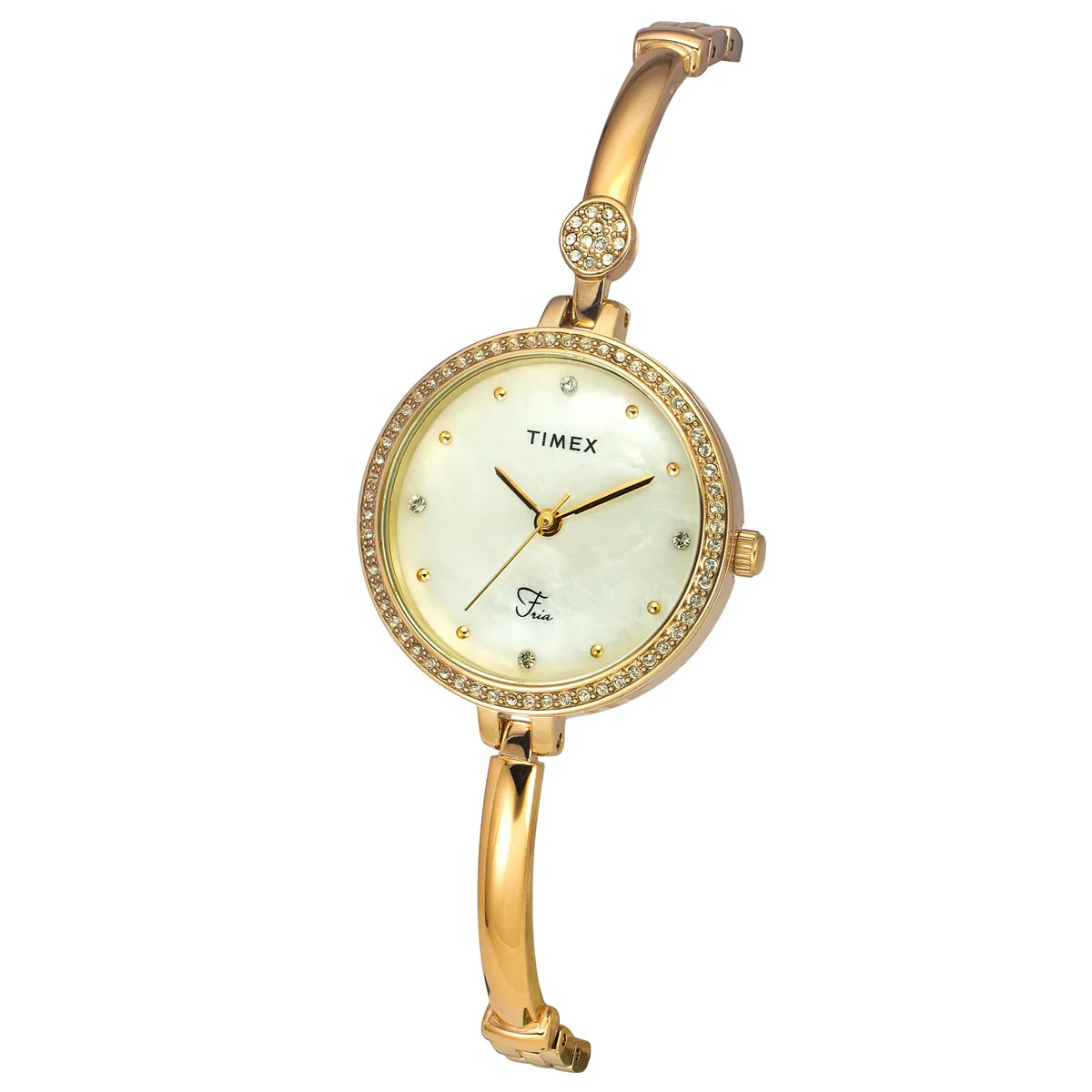Timex Fria Women Off White Round Analog Watch - TWEL18401 - Image 2