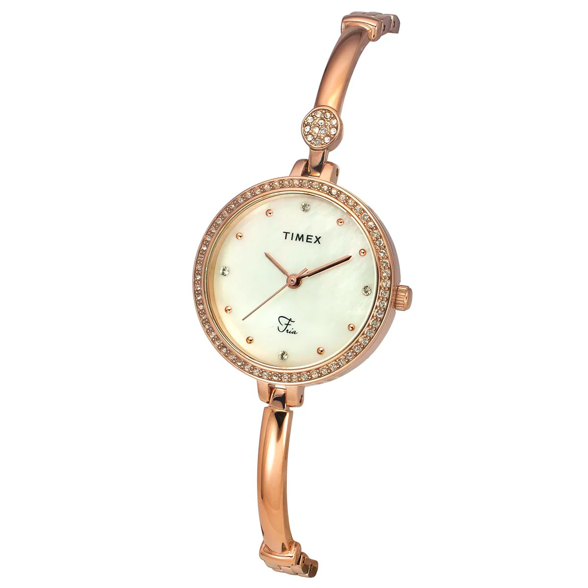 Timex Fria Women Off White Round Analog Watch - TWEL18402 - Image 2