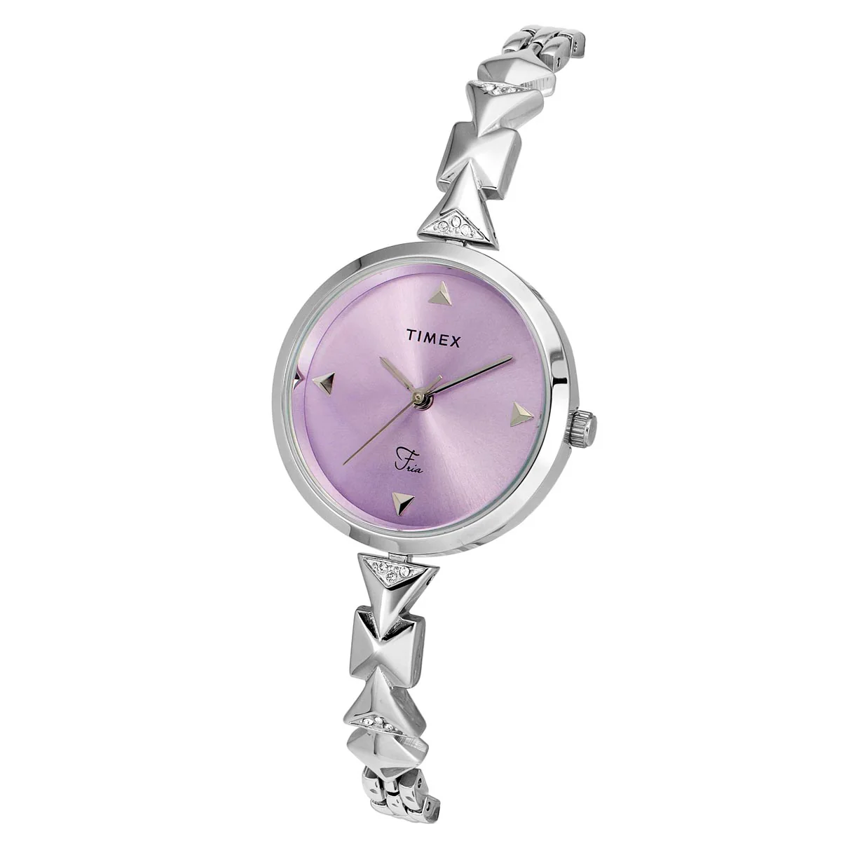 Timex Fria Women Purple Round Analog Watch - TWEL18300 - Image 2