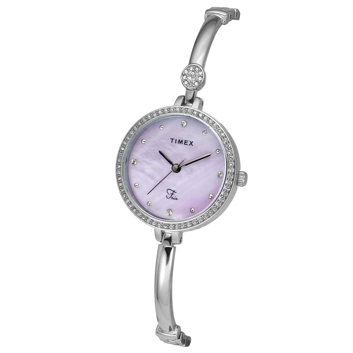 Timex Fria Women Lavender Round Analog Watch - TWEL18400 - Image 2