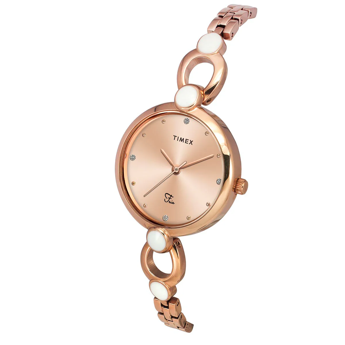 Timex Fria Women Rose Gold Round Analog Watch - TWEL18103 - Image 2