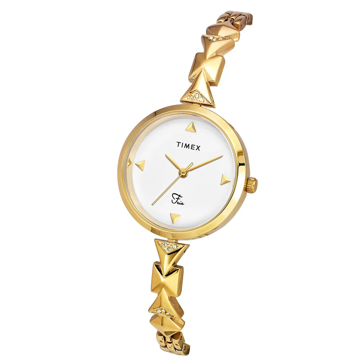 Timex Fria Women White Round Analog Watch - TWEL18301 - Image 2