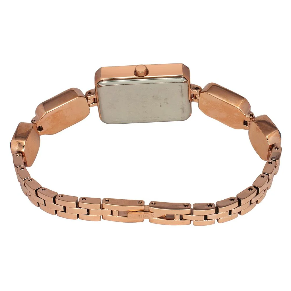 Timex Fria Women Burgundy Rectangular Analog Watch - TWEL16903 - Image 3