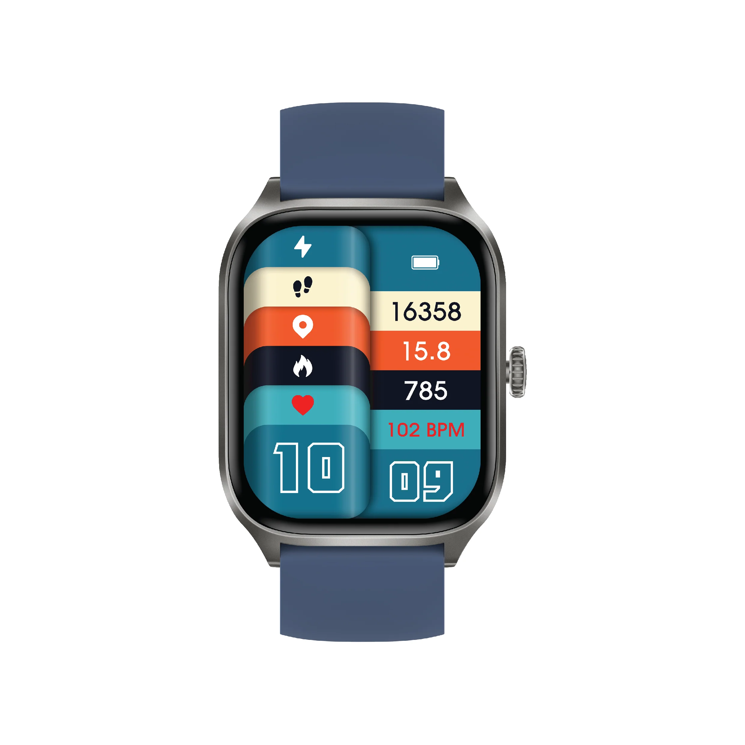 Timex iConnect Calling Max 2.01(5.1cm) Display with Functional Crown and BT Calling Smartwatch For Unisex - TWIXW1302T