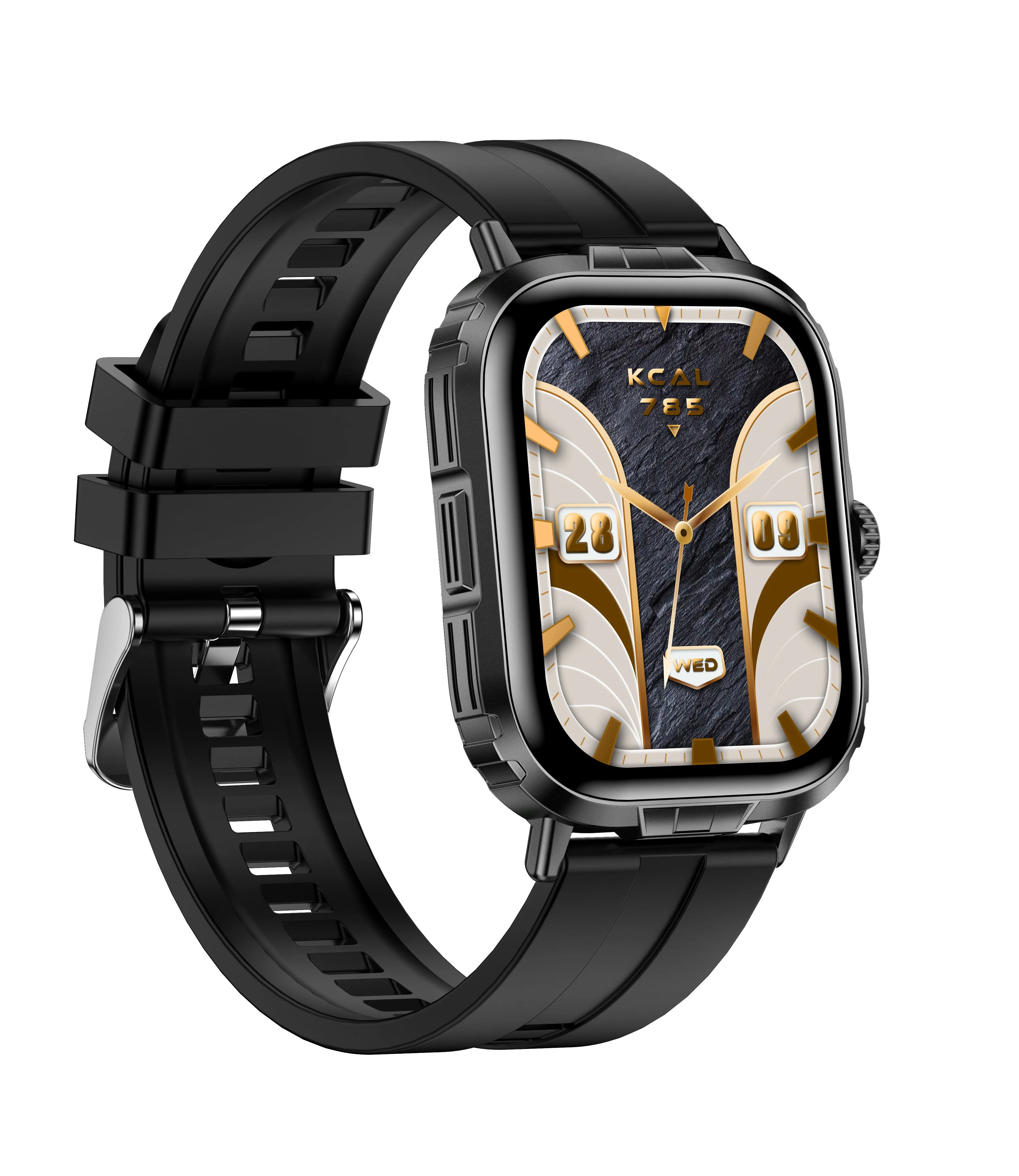 Timex iConnect Go+ 1.83 inches (4.64 cm) Display with Metallic Body and BT Calling Smartwatch For Unisex - TWIXW1000T