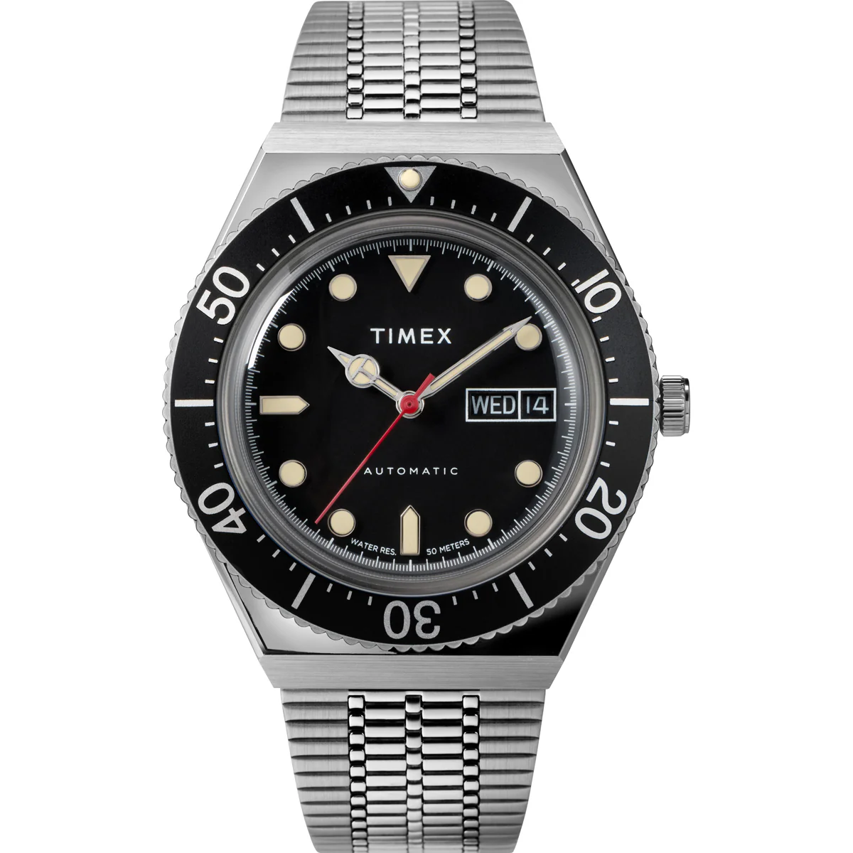 Timex M79 Automatic Black Dial Men Watch -TW2U78300
